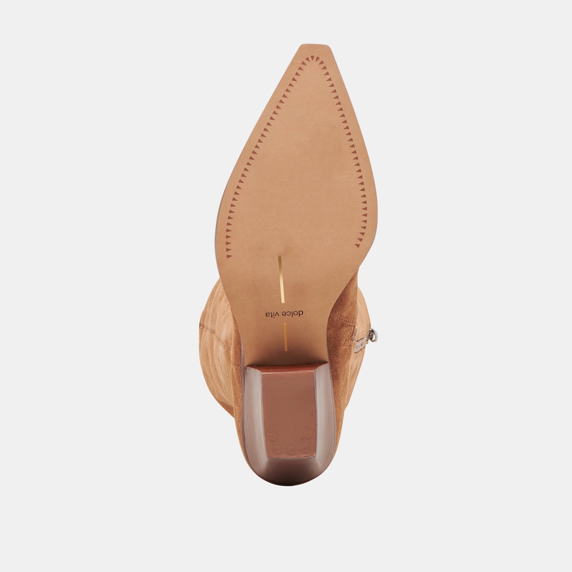 RYATT WIDE CALF BOOTS PECAN SUEDE