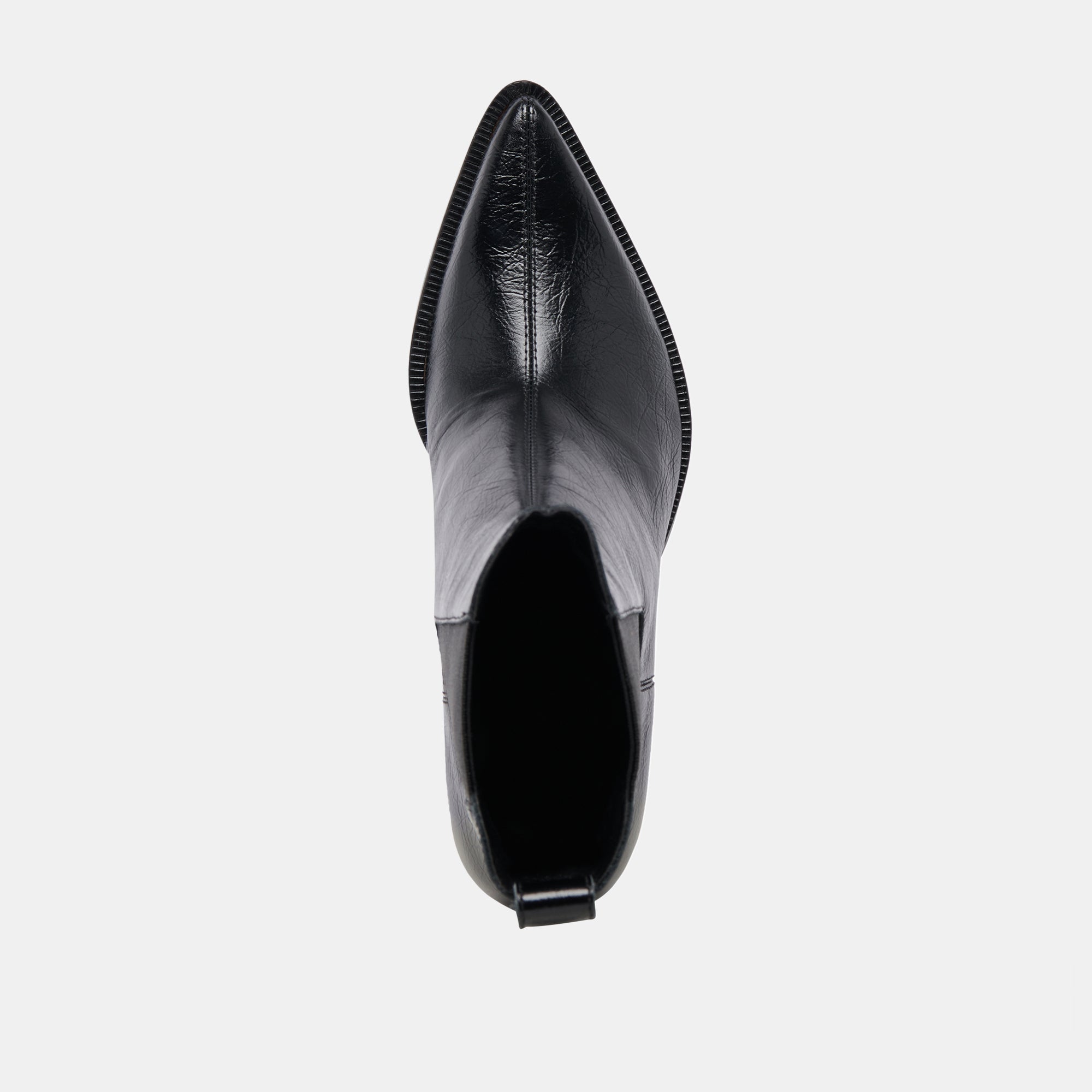 SHADIE H2O WIDE BOOTIES MIDNIGHT CRINKLE PATENT