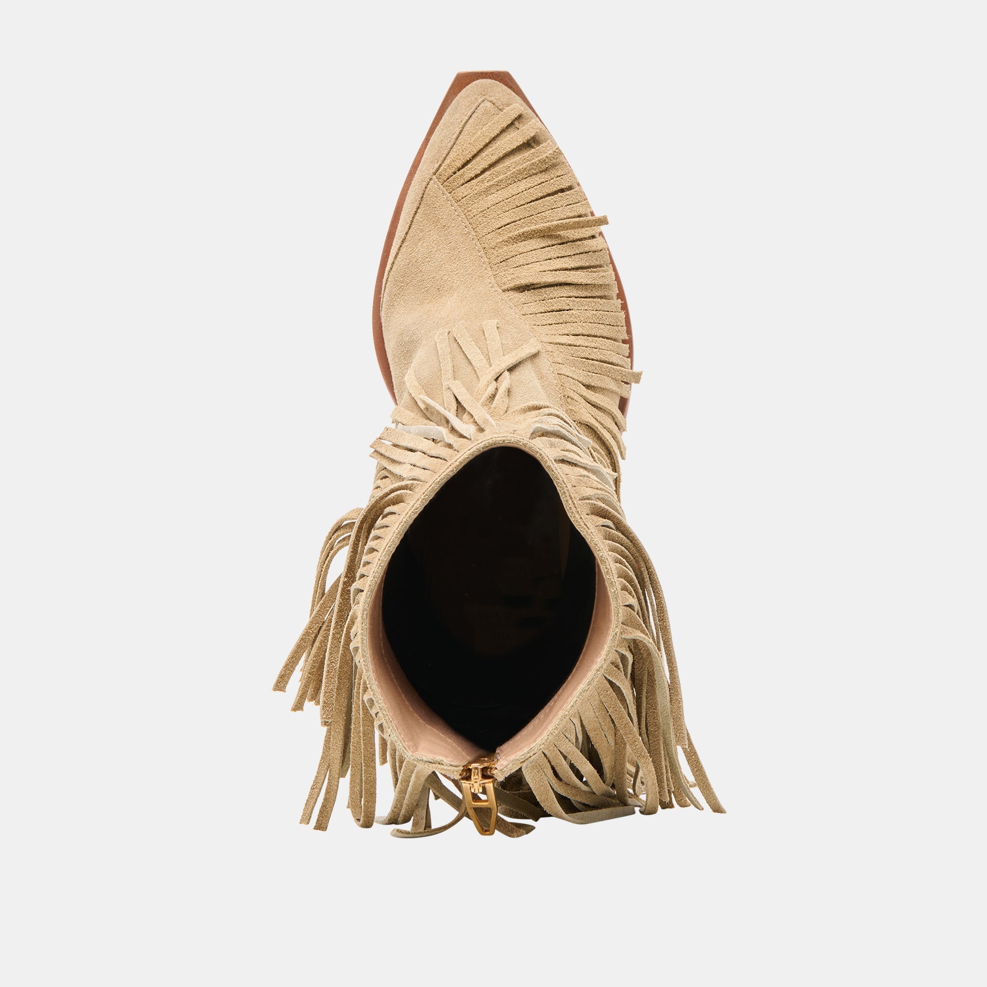 TOREY BOOTIES DK TAUPE SUEDE