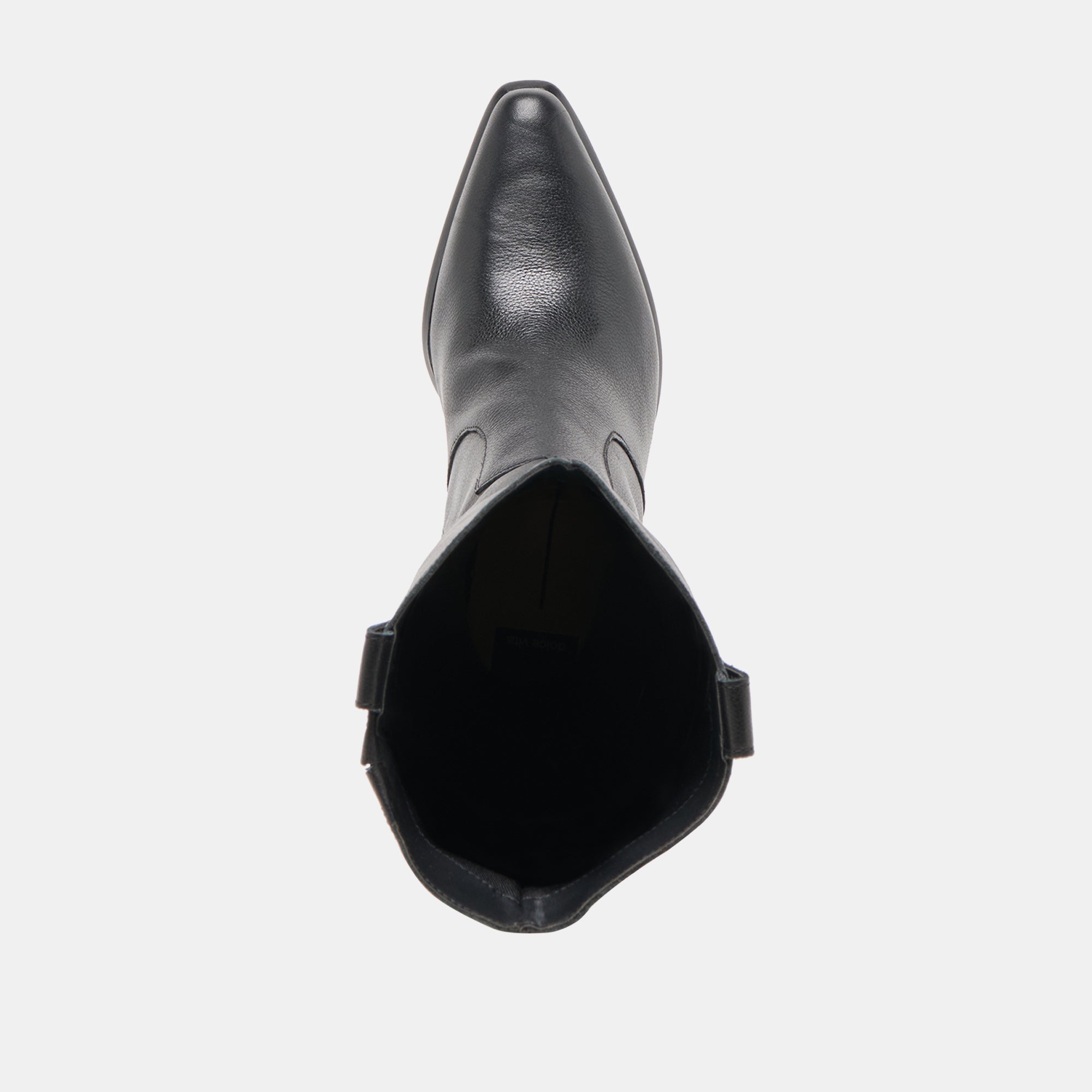 VERN WIDE CALF BOOTS BLACK LEATHER