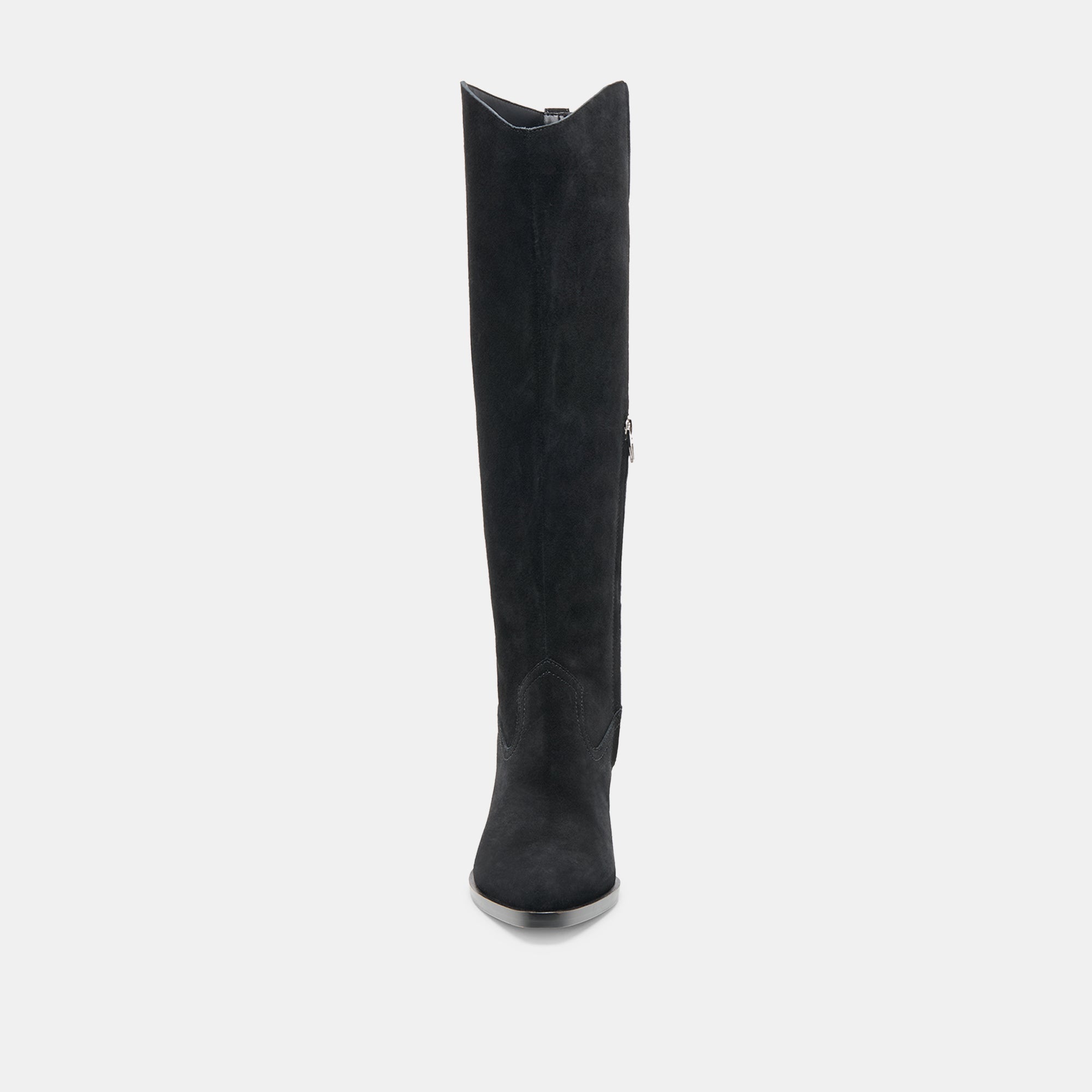 VIRONA H2O WIDE CALF BOOTS ONYX SUEDE