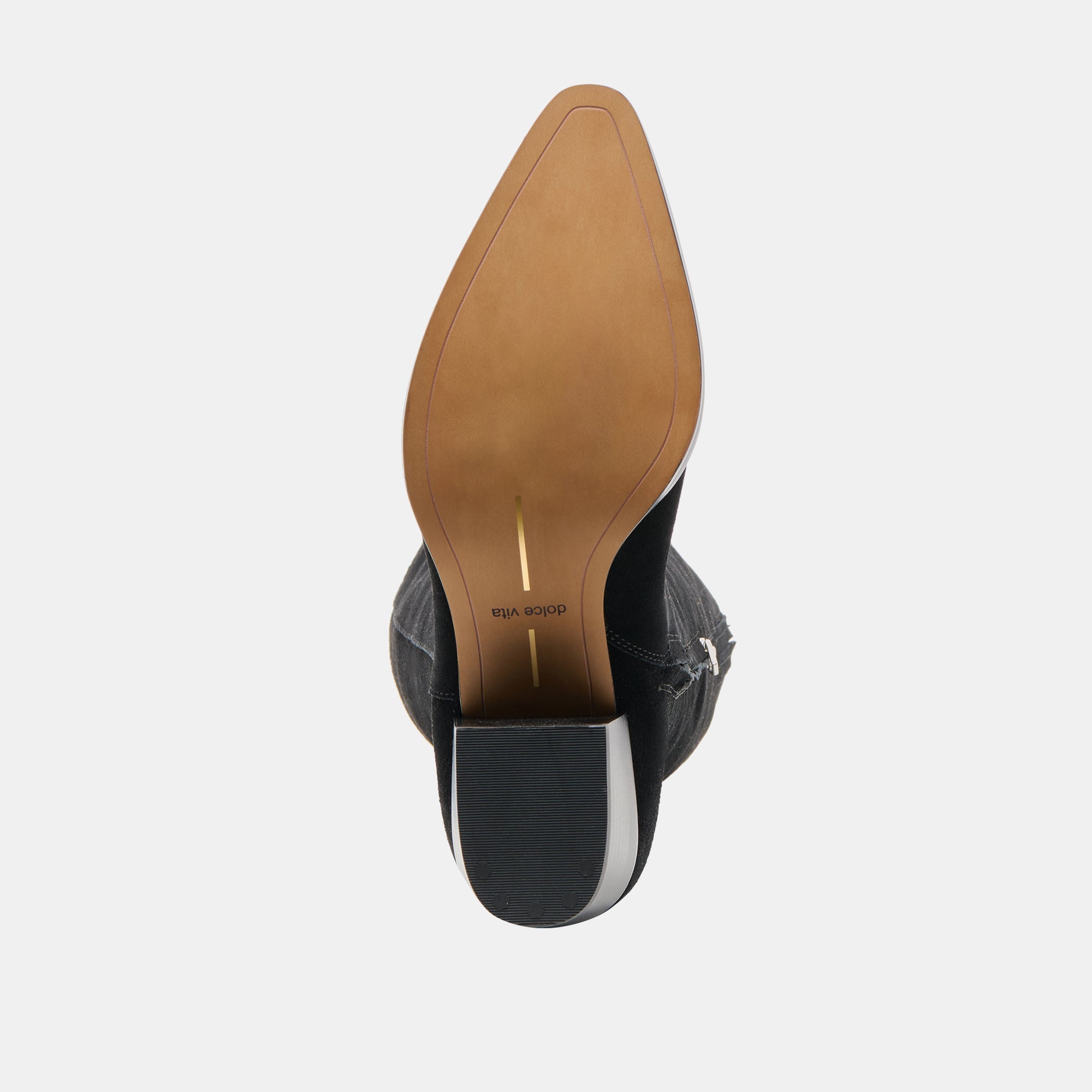 VIRONA H2O WIDE CALF BOOTS ONYX SUEDE