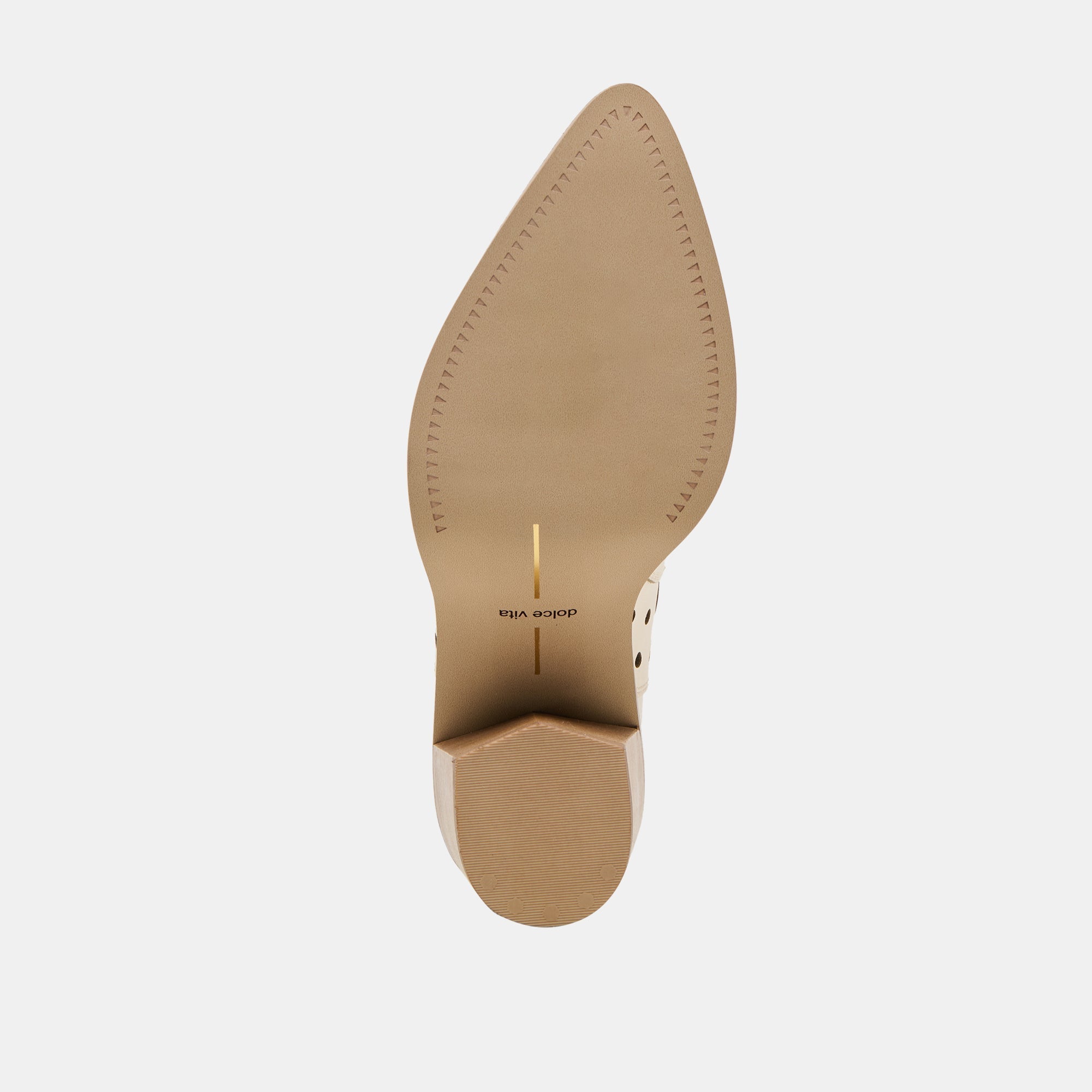 ZENOBI BOOTIES OFF WHITE LEATHER