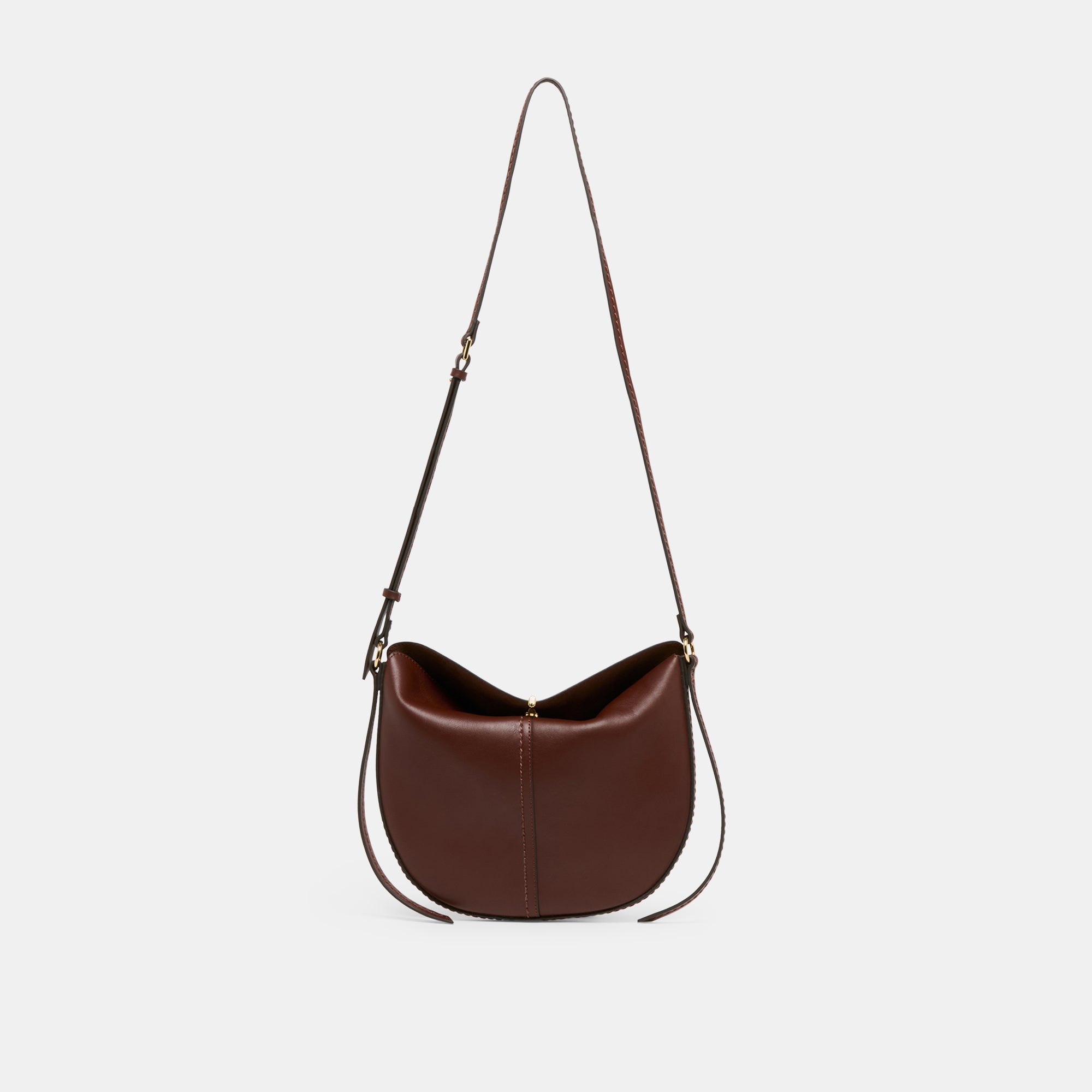 BURANO CROSSBODY BROWN LEATHER
