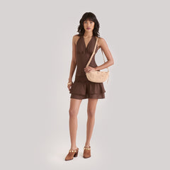 LIPARI CROSSBODY BEIGE SUEDE