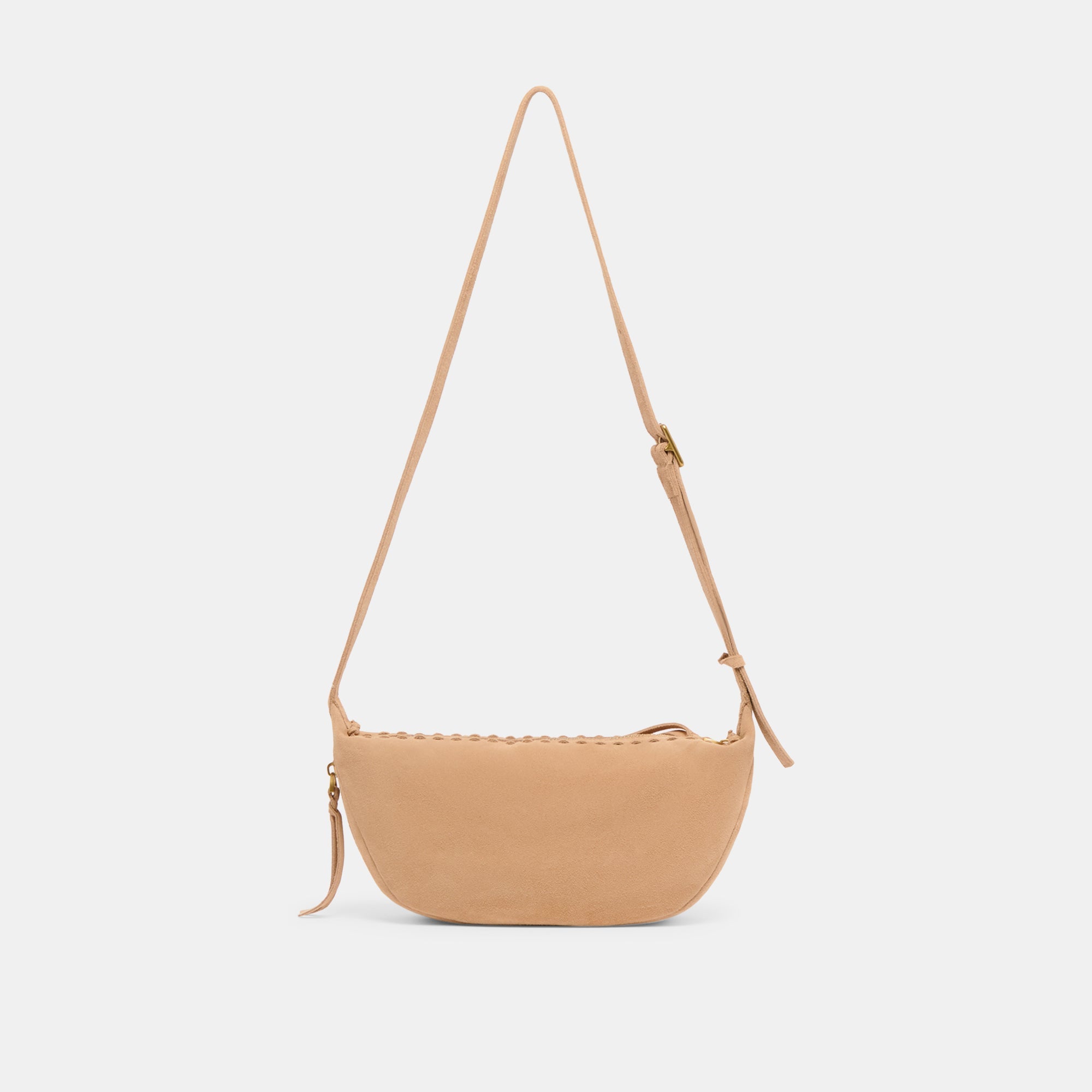 LIPARI CROSSBODY BEIGE SUEDE