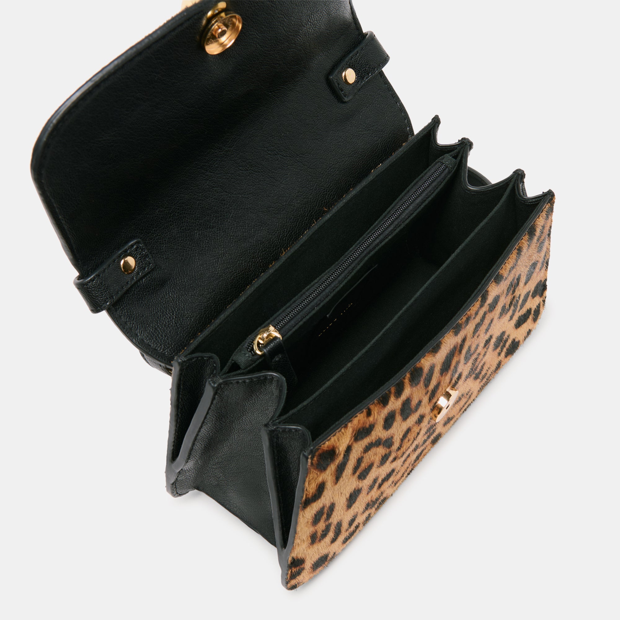 LUCIA CROSSBODY LEOPARD CALF HAIR