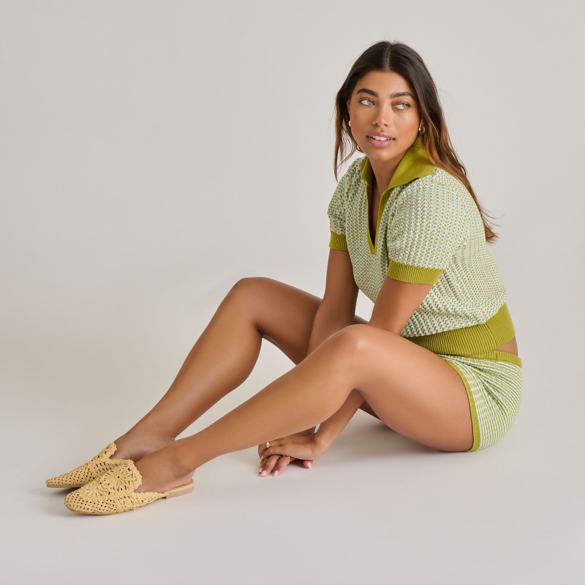 DIYA FLATS LT NATURAL MACRAME