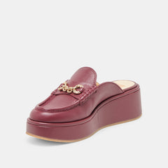 DORREL LOAFERS MAROON LEATHER