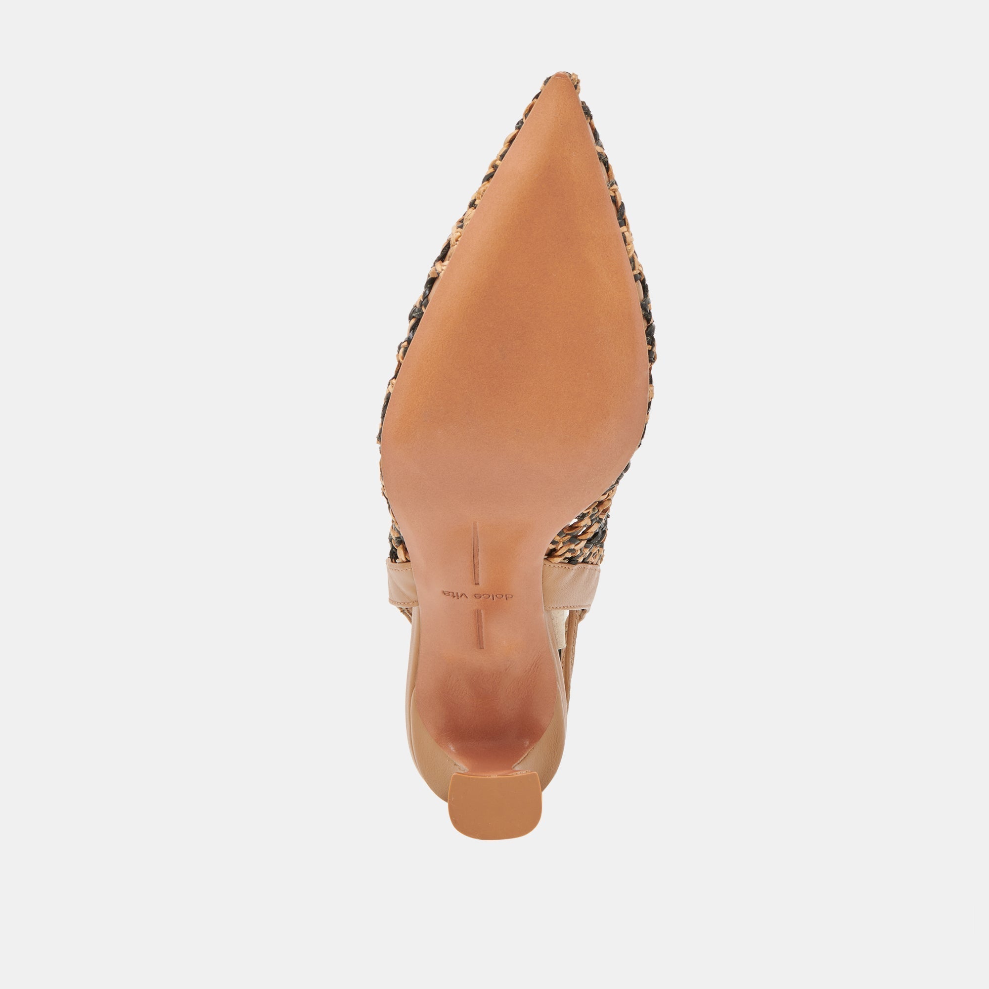 GESICA HEELS BLACK NATURAL WOVEN