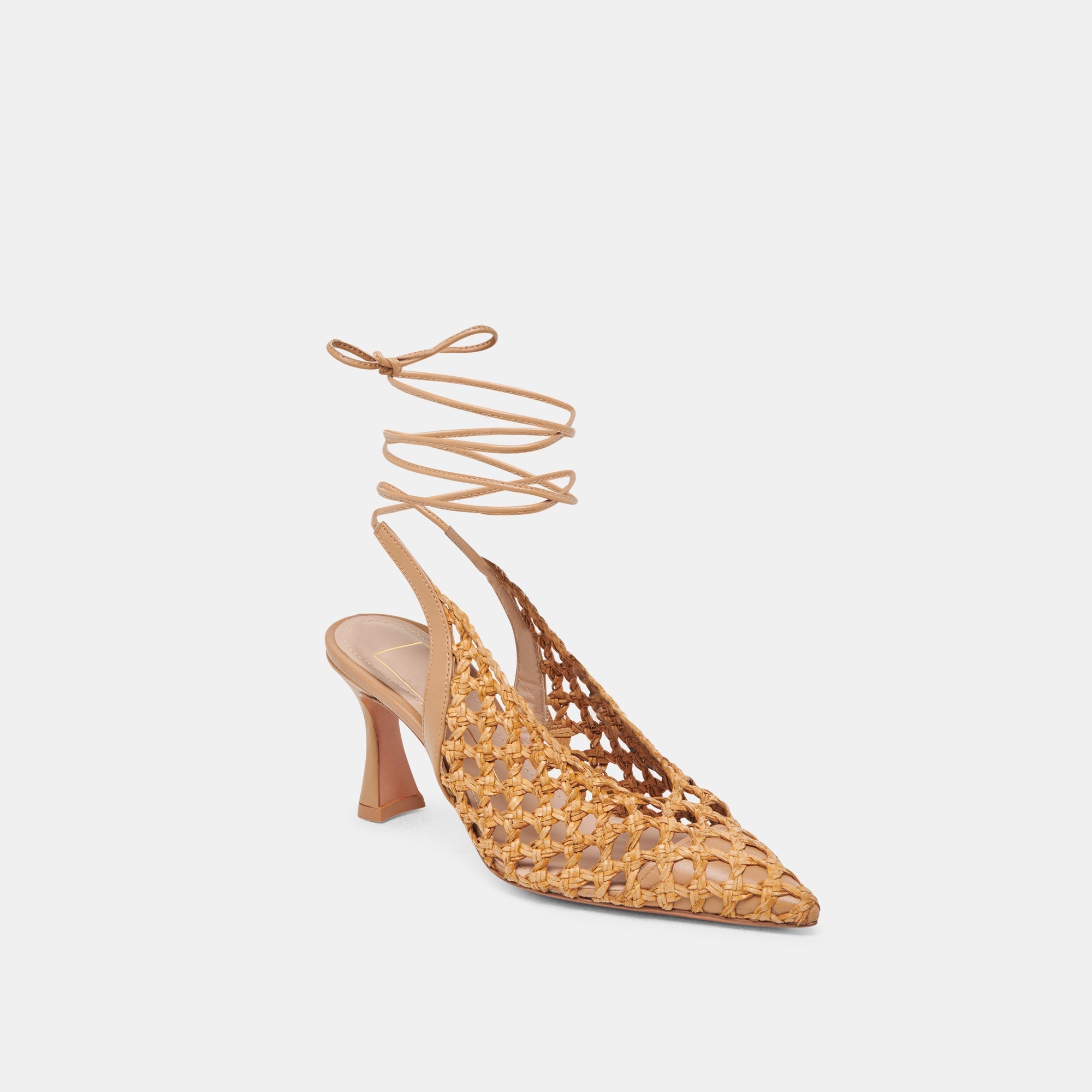 GESICA HEELS NATURAL WOVEN