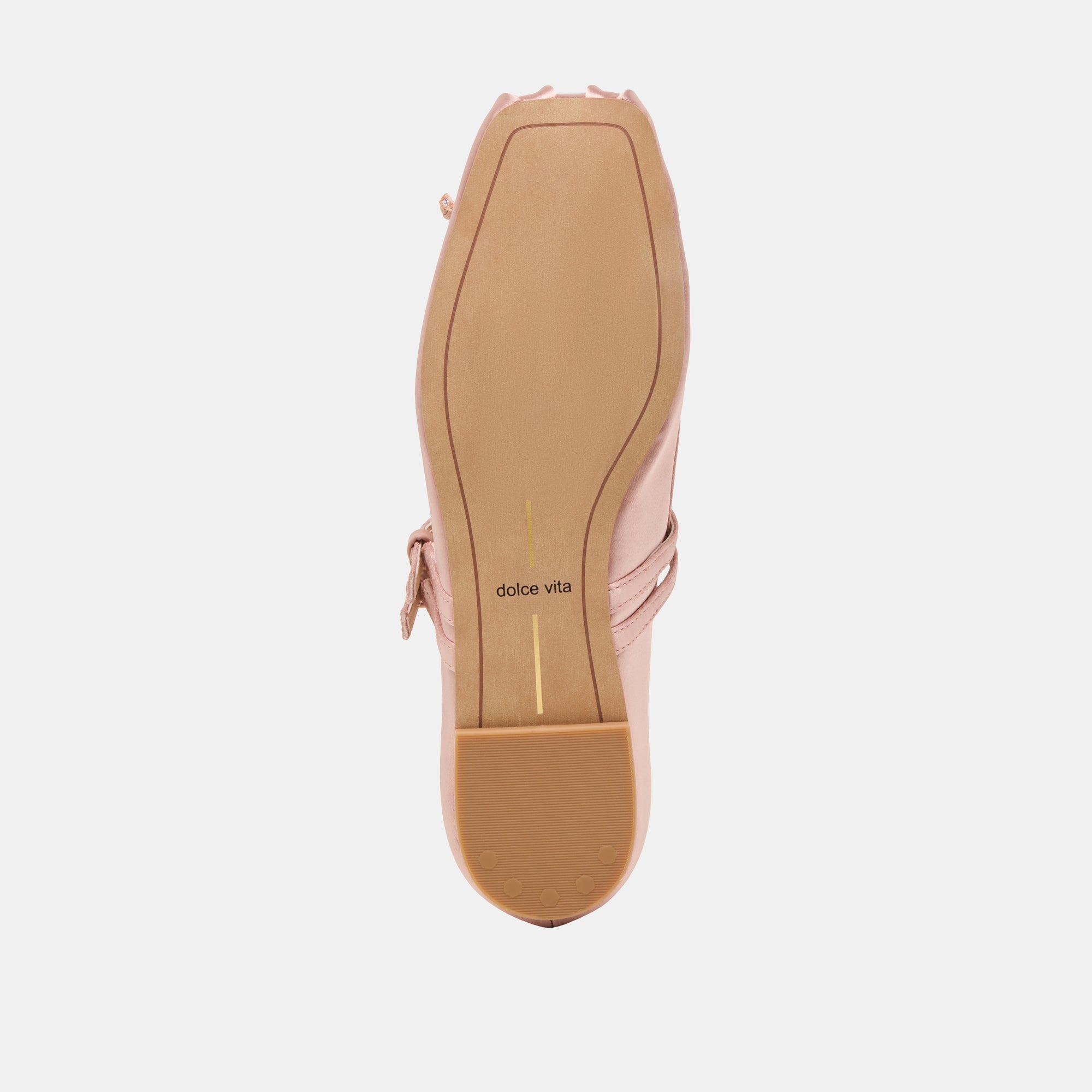 GIBSEN BALLET FLATS BLUSH SATIN