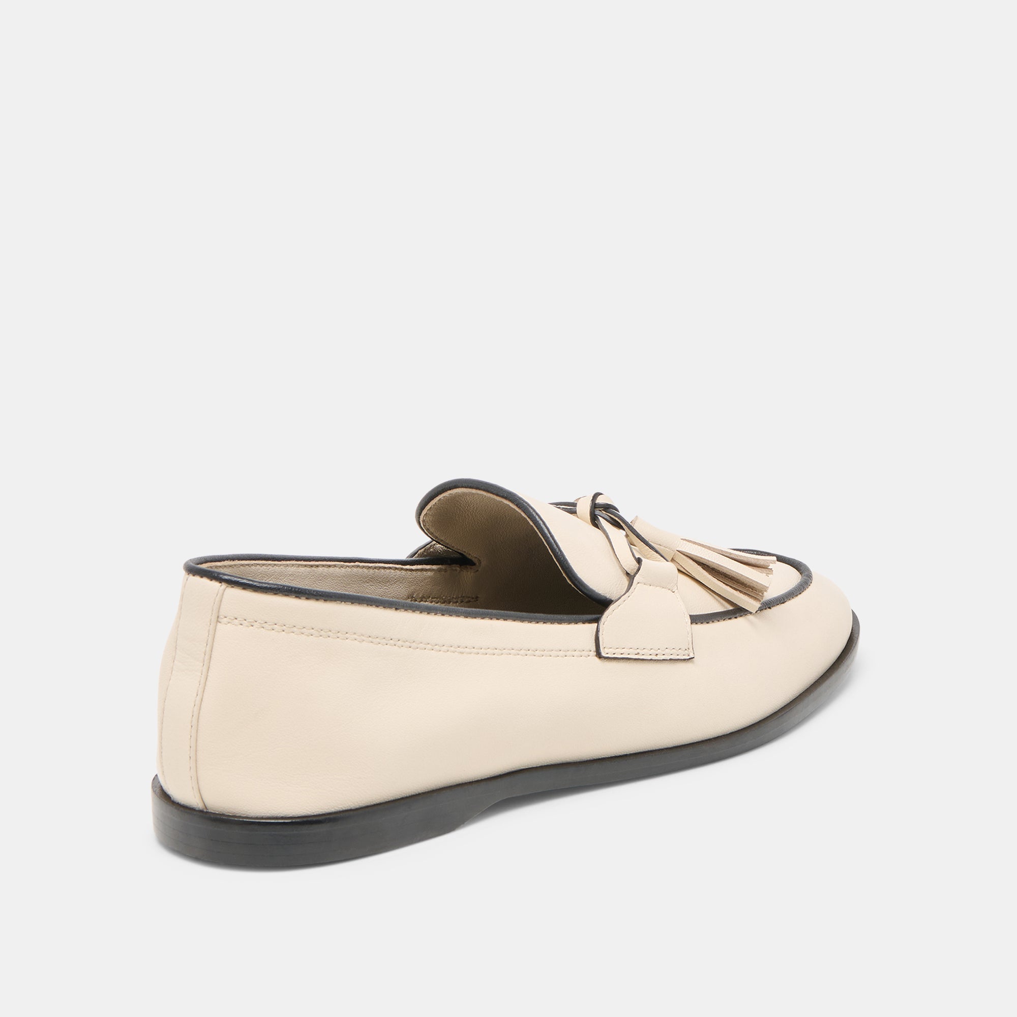 LOKLAN LOAFERS IVORY LEATHER