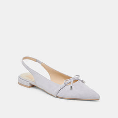 PAYGE FLATS DUSTY BLUE SUEDE