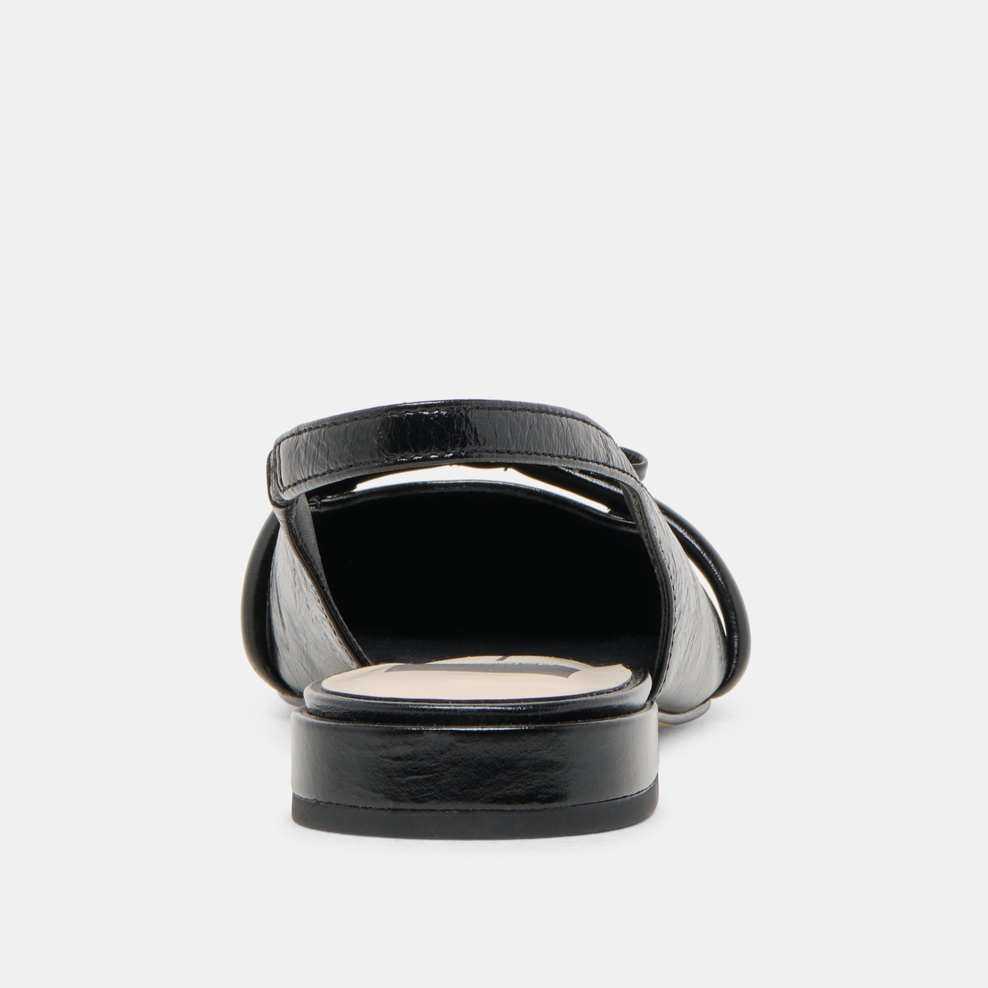 PAYGE FLATS MIDNIGHT CRINKLE PATENT