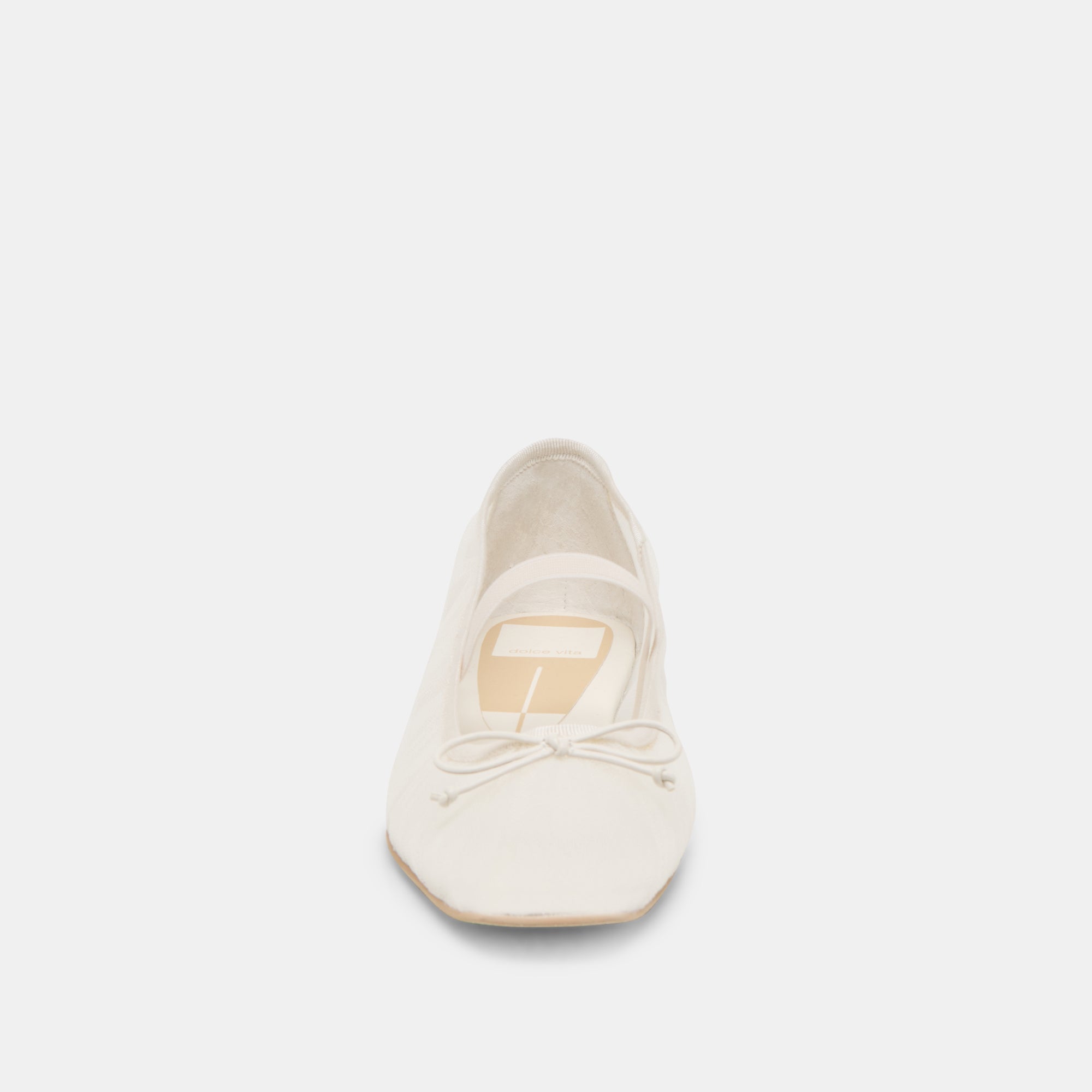 RAEVEN BALLET FLATS WHITE TULLE