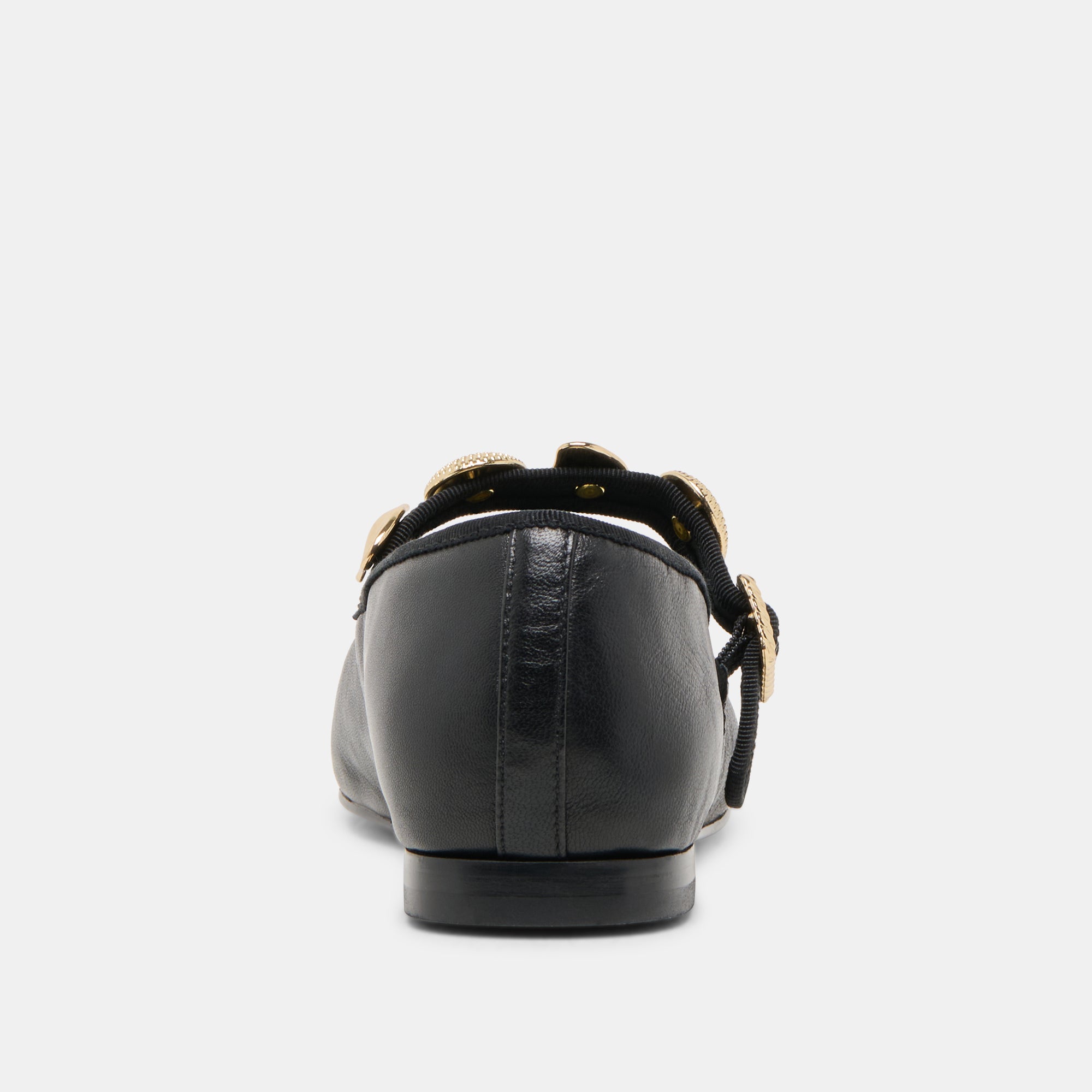 RELAN BALLET FLATS BLACK LEATHER