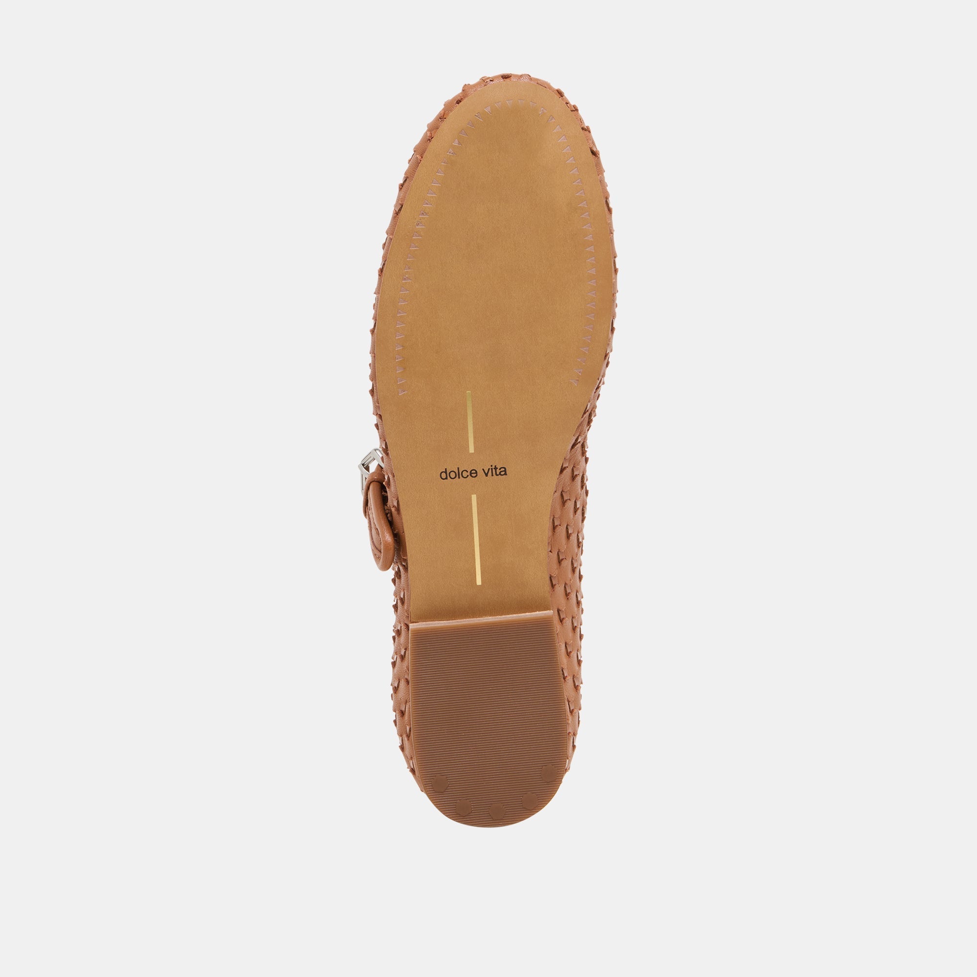 ROSLYN WOVEN BALLET FLATS SADDLE WOVEN LEATHER