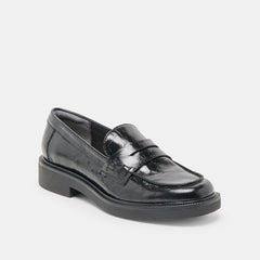 TIGGY LOAFERS MIDNIGHT CRINKLE PATENT