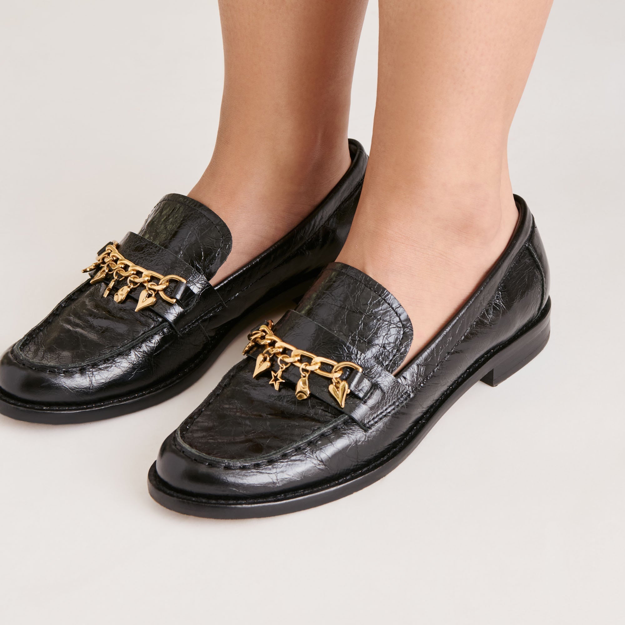 WAYLEN LOAFERS MIDNIGHT CRINKLE PATENT