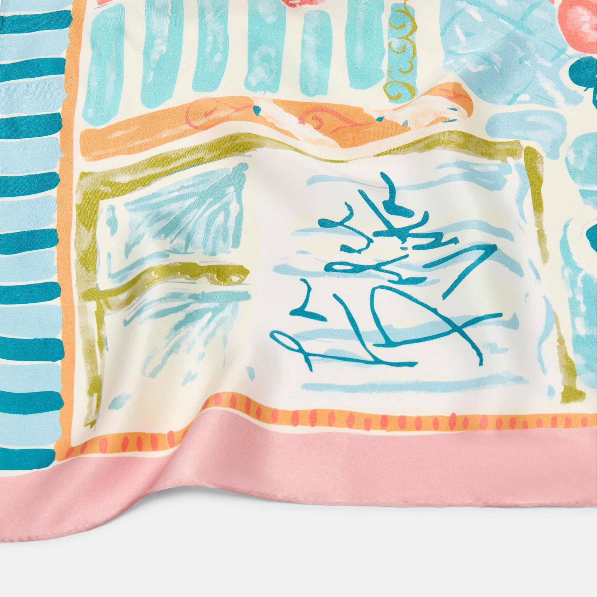 LA DOLCE VITA SCARF PASTEL MULTI