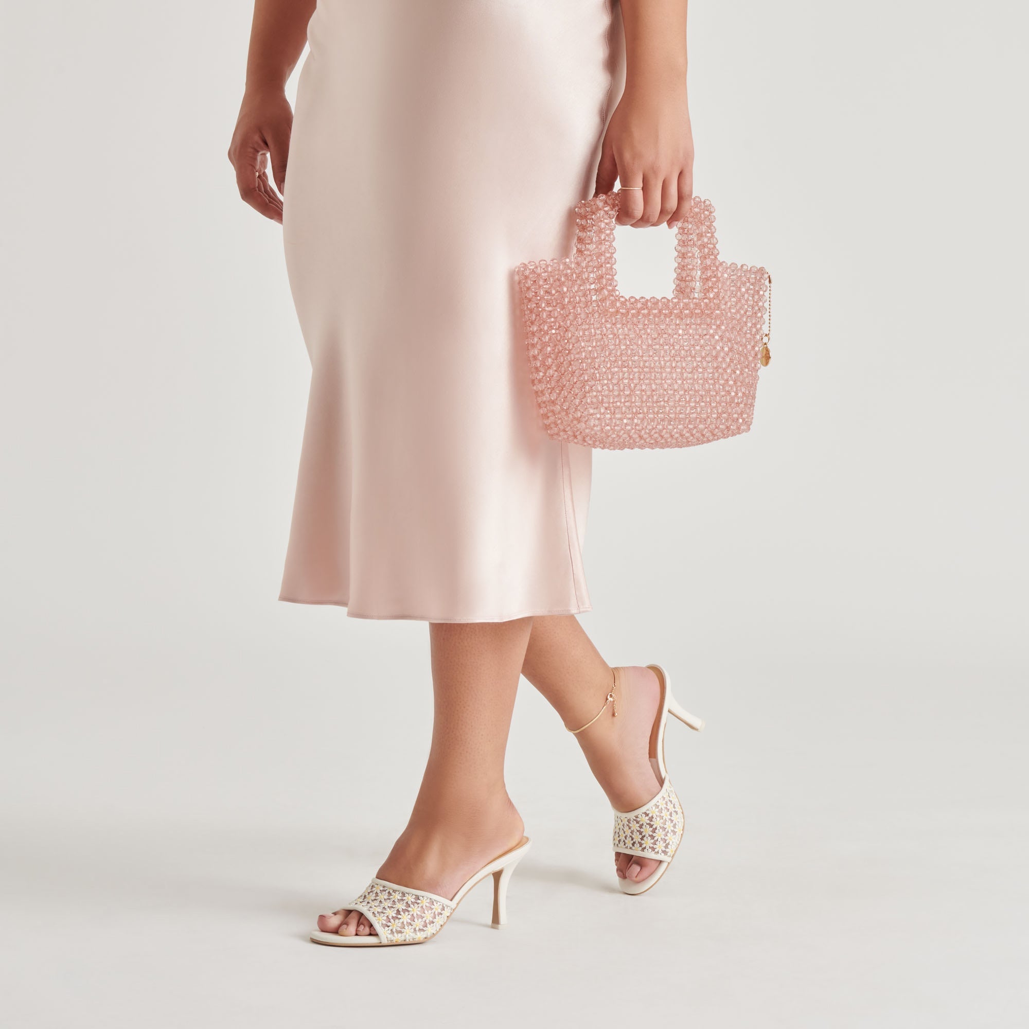 MAREL HANDBAG CHAMPAGNE BEADED