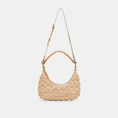 POSITANO SHOULDER BAG NATURAL RAFFIA