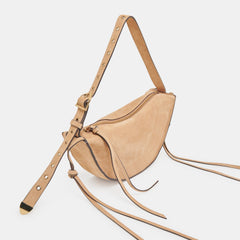 VERONA SHOULDER BAG BEIGE SUEDE
