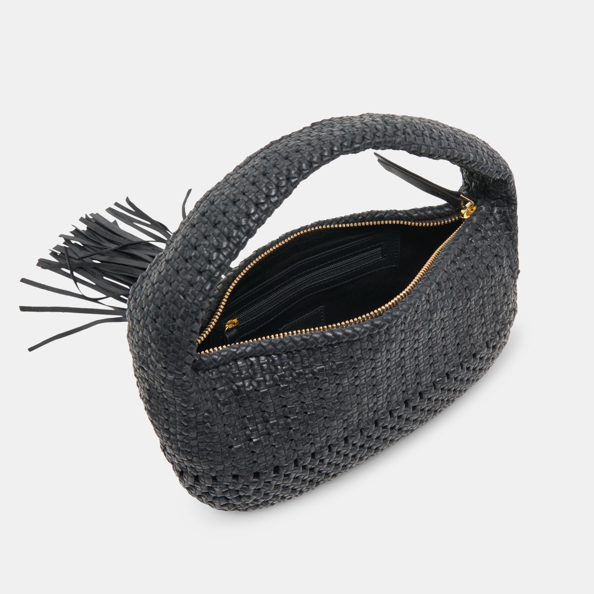 ZENIA HANDBAG BLACK LEATHER