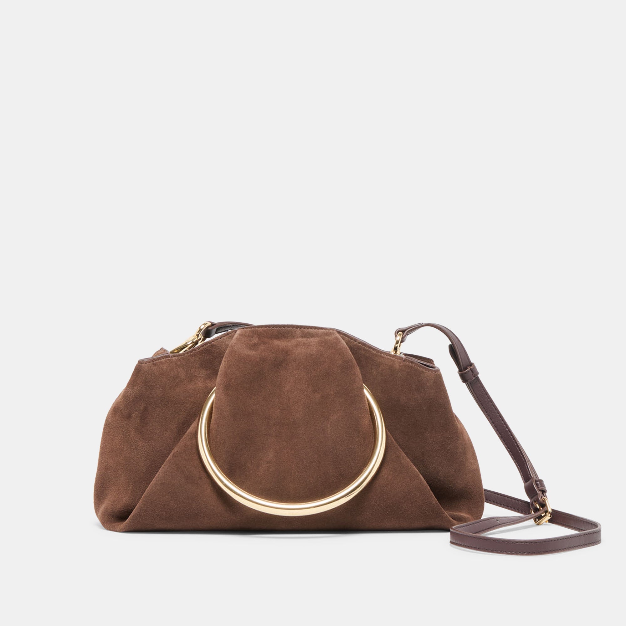 CHANNING HANDBAG ESPRESSO SUEDE