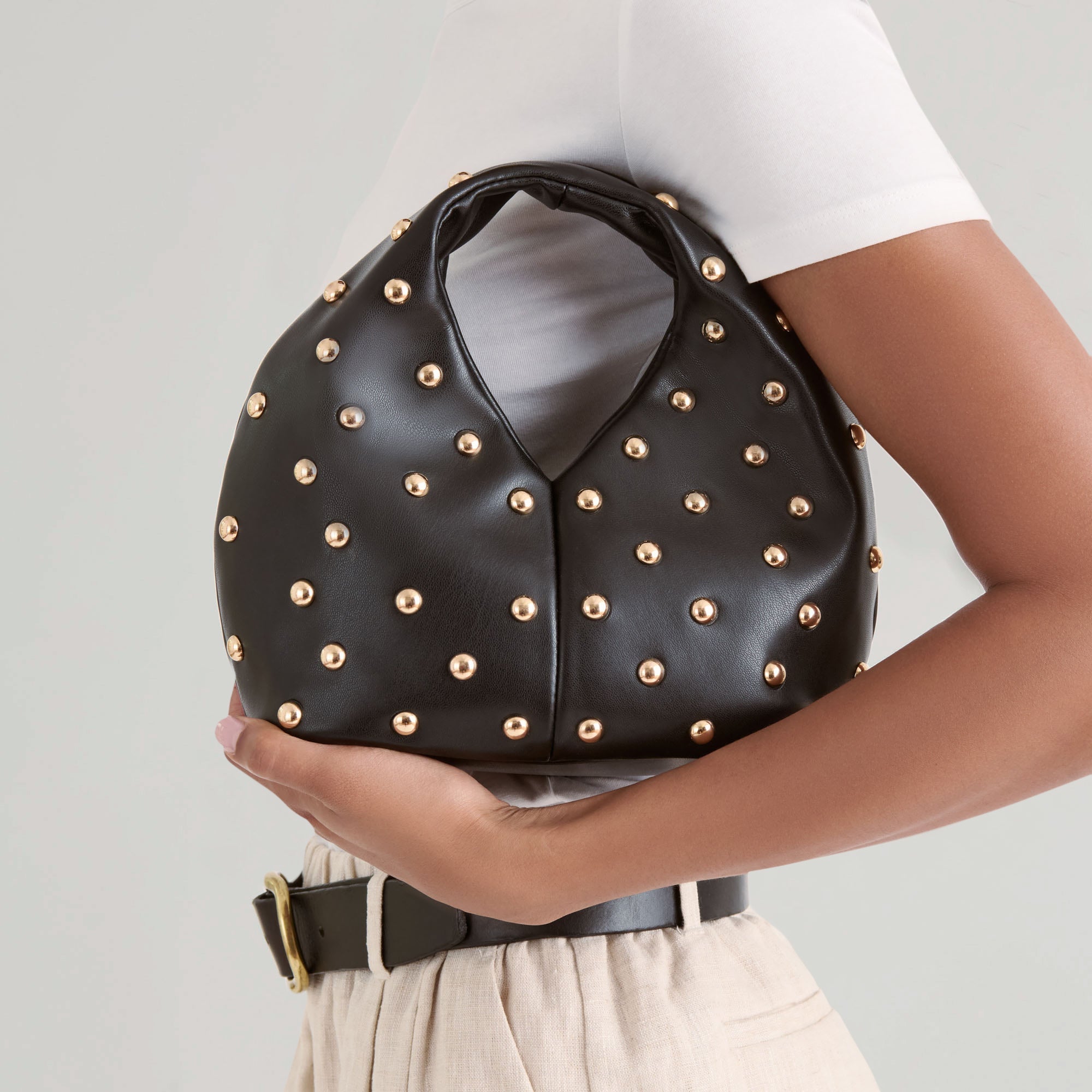 DAHLIA HANDBAG BLACK STELLA