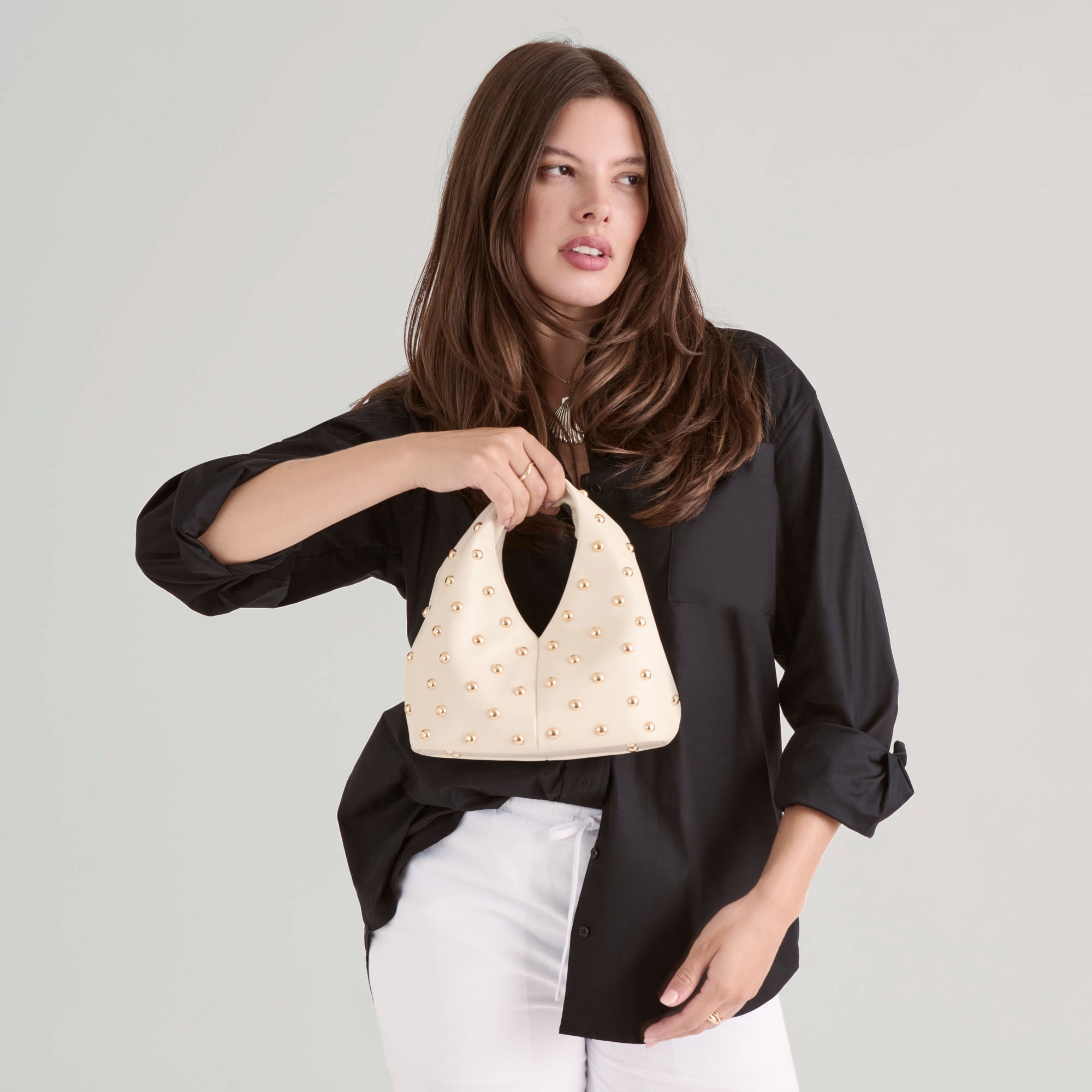 DAHLIA HANDBAG CREAM STELLA