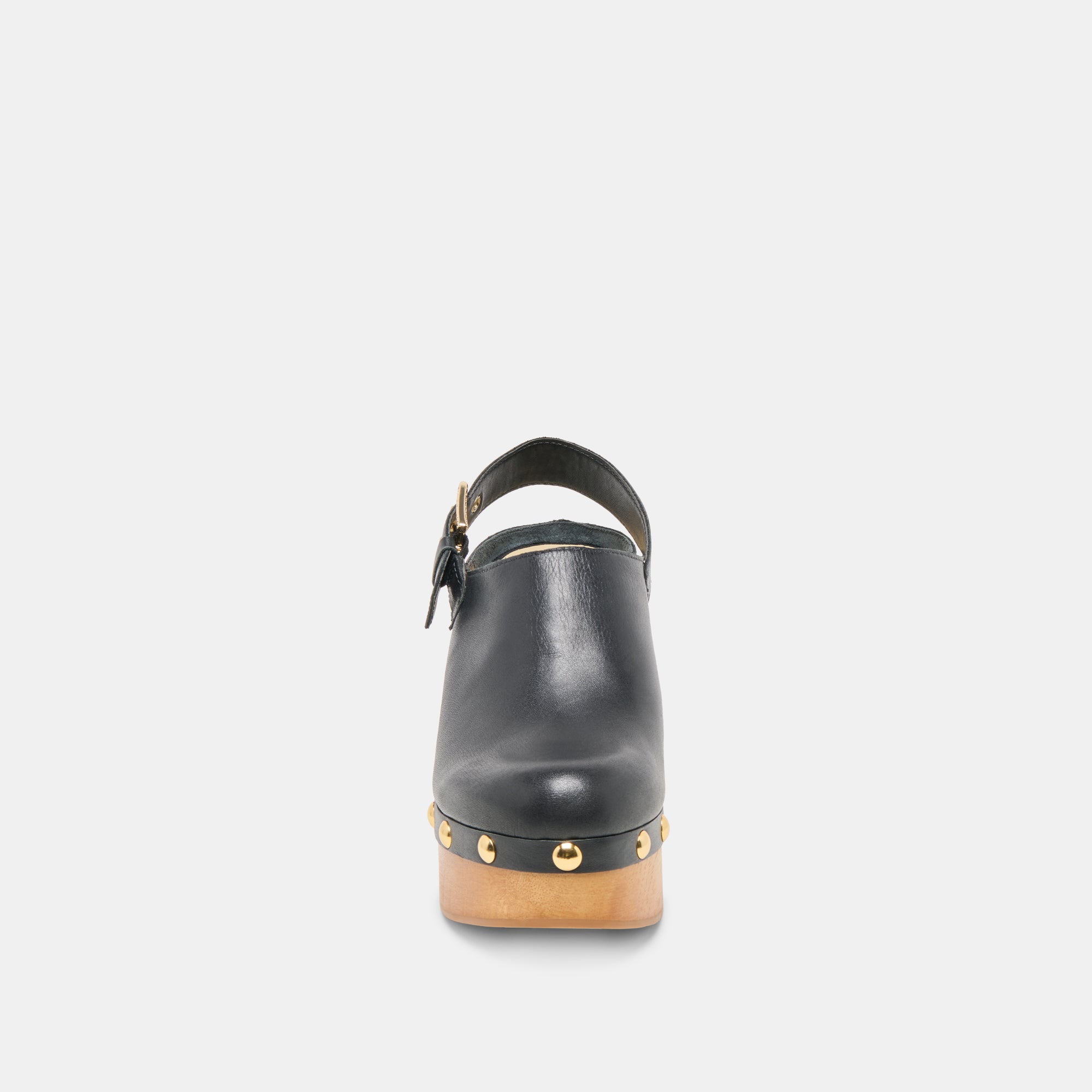 ADELAN CLOGS BLACK LEATHER
