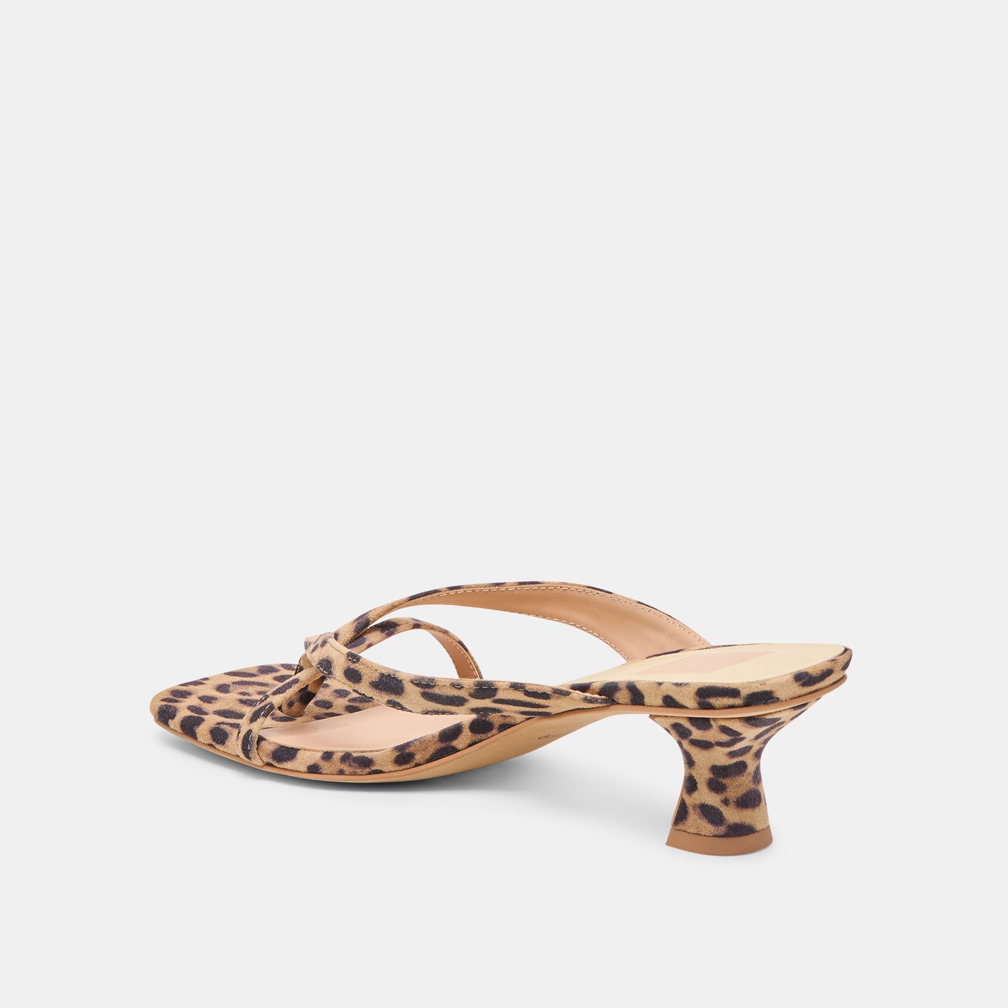 BREVEL HEELS DK LEOPARD PRINTED SUEDE