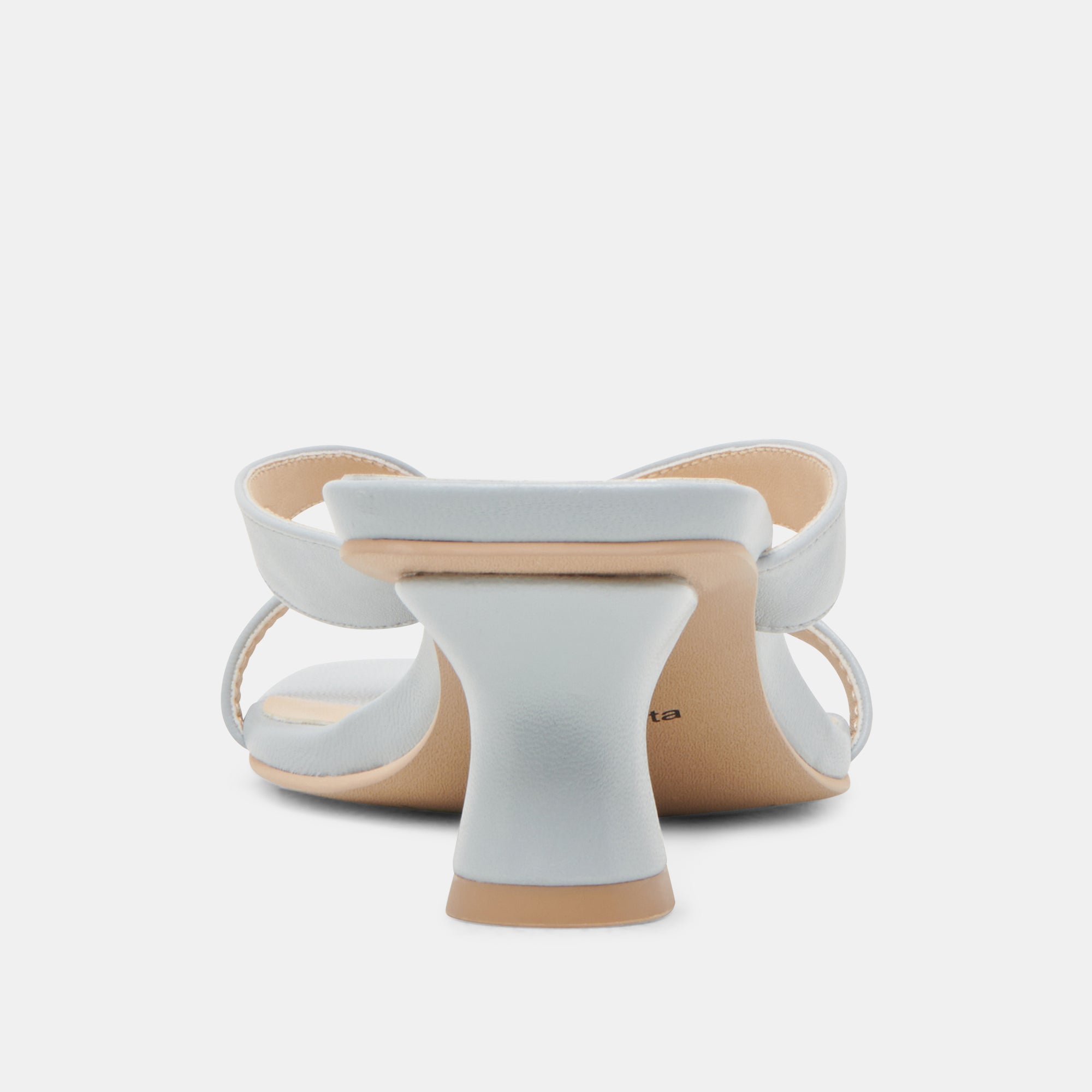 BREVEL WIDE HEELS LIGHT BLUE LEATHER