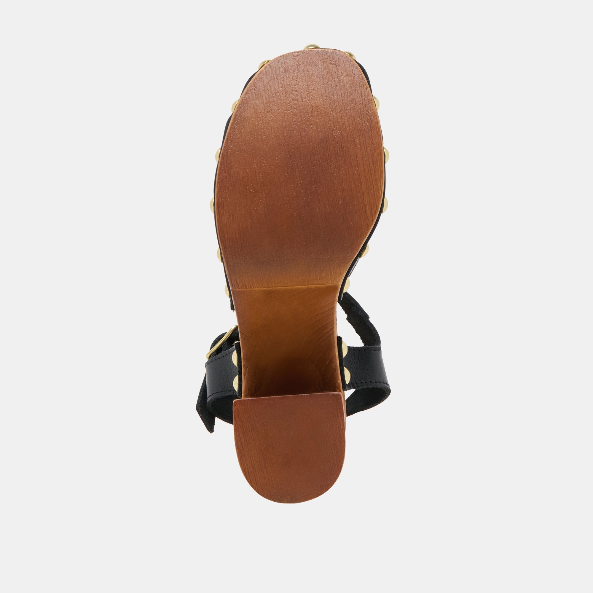 CLOVER HEELS BLACK LEATHER