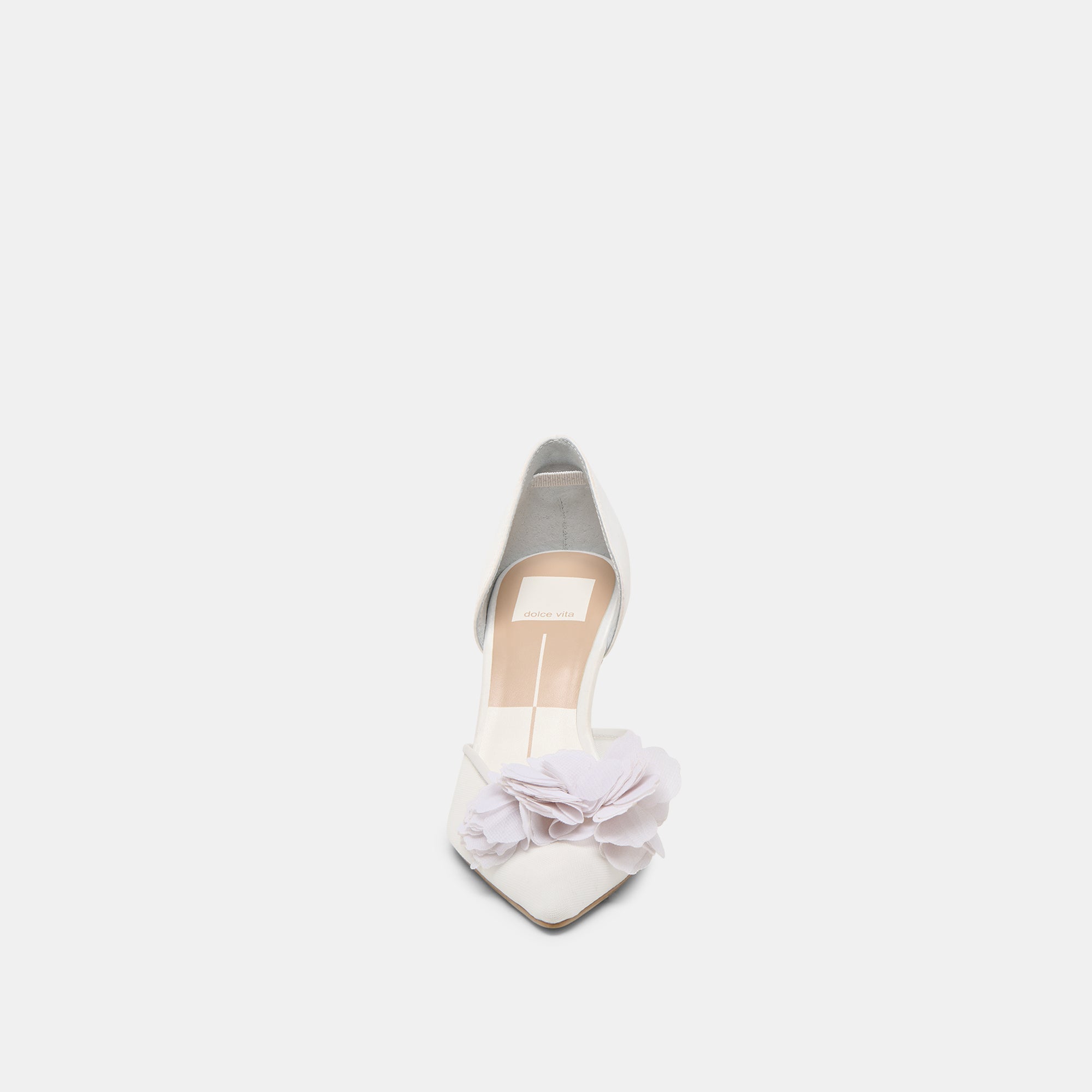 EVELIN HEELS WHITE MESH