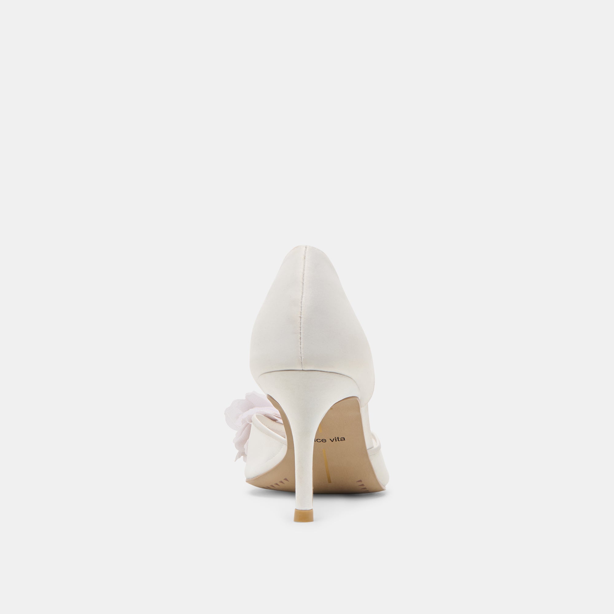EVELIN HEELS WHITE MESH
