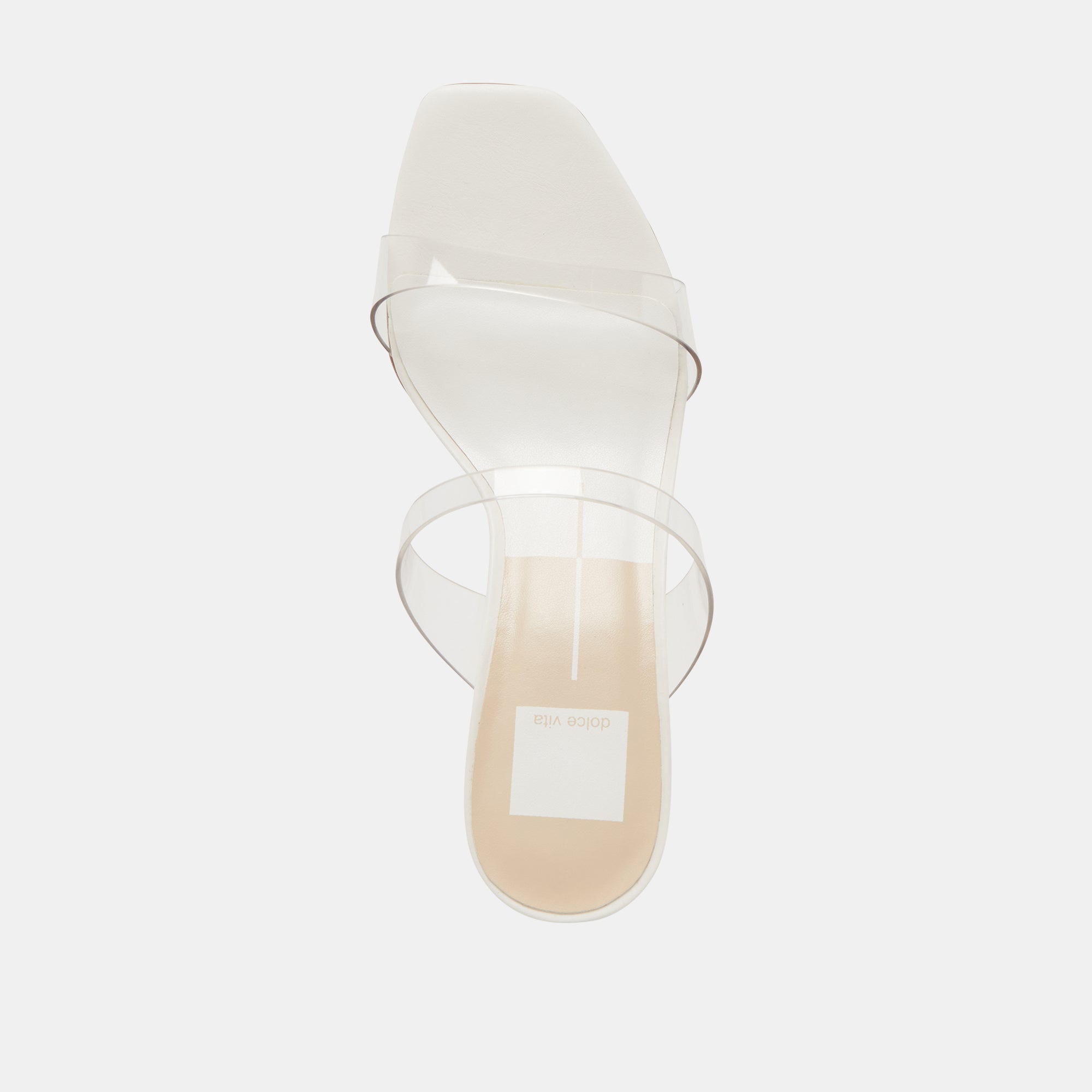 GENORA WIDE HEELS CRYSTAL VINYL