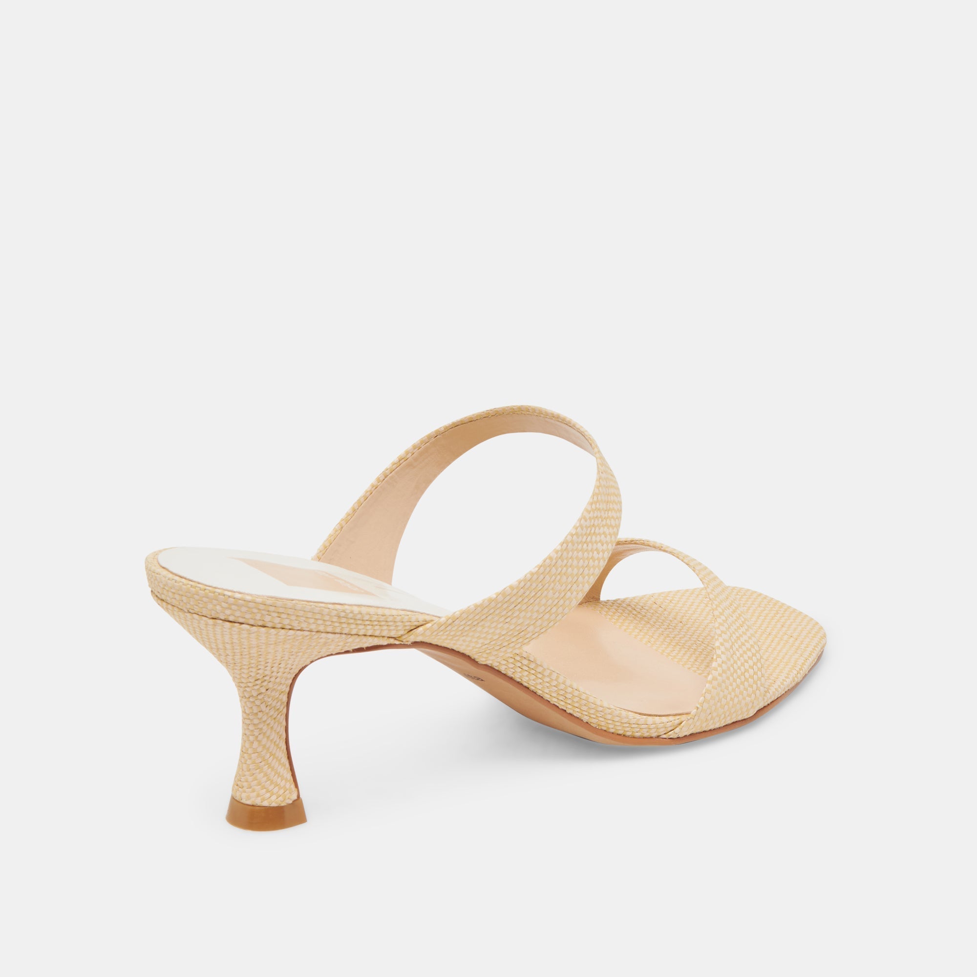 GENORA HEELS LT NATURAL WOVEN RAFFIA
