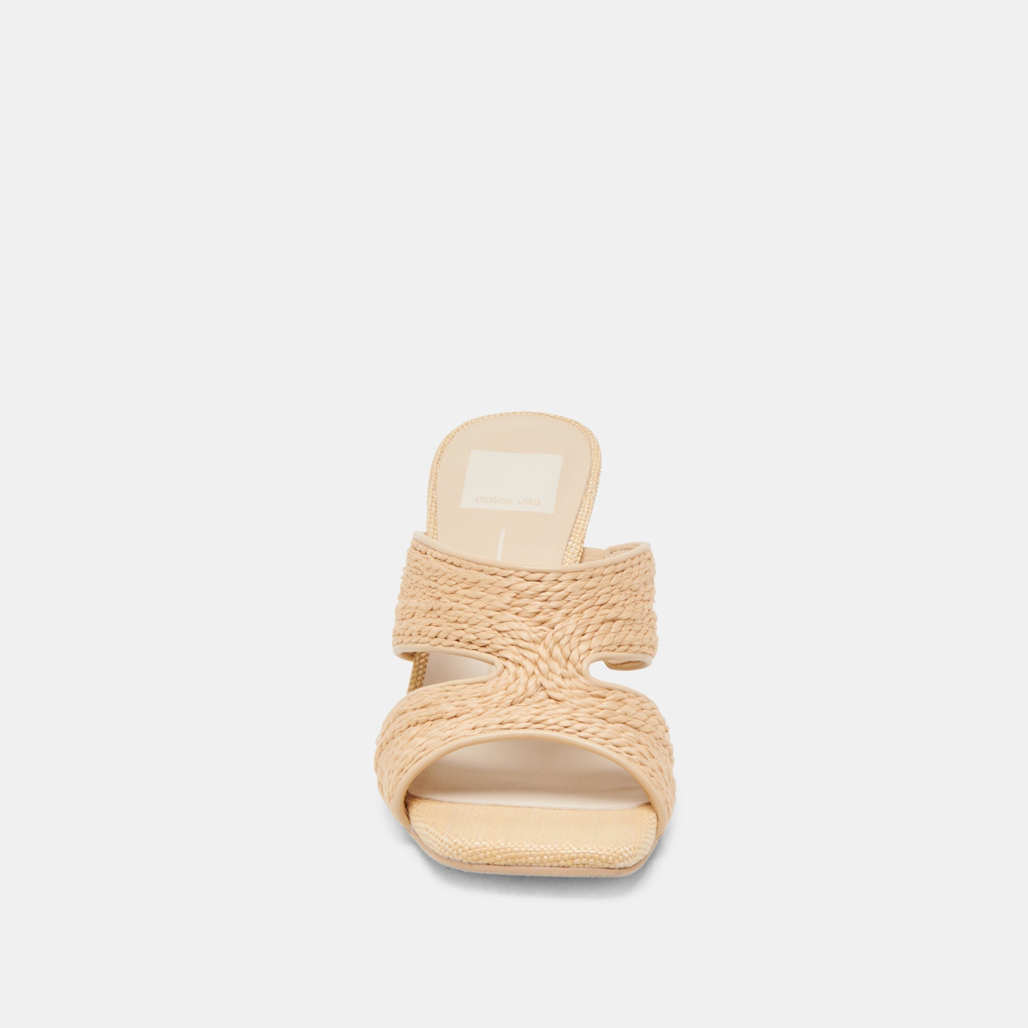 GITEL WIDE HEELS LT NATURAL RAFFIA