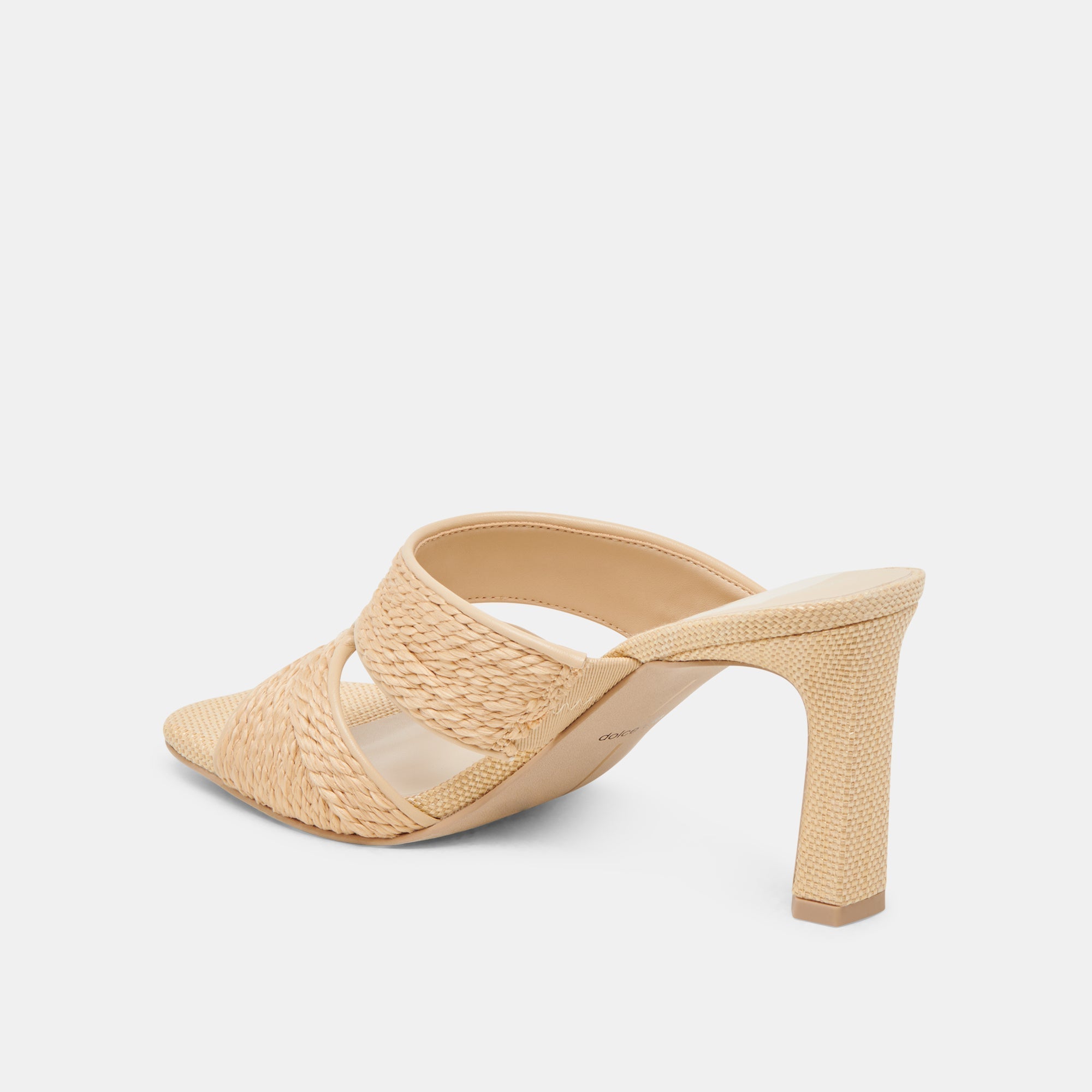 GITEL HEELS LT NATURAL RAFFIA