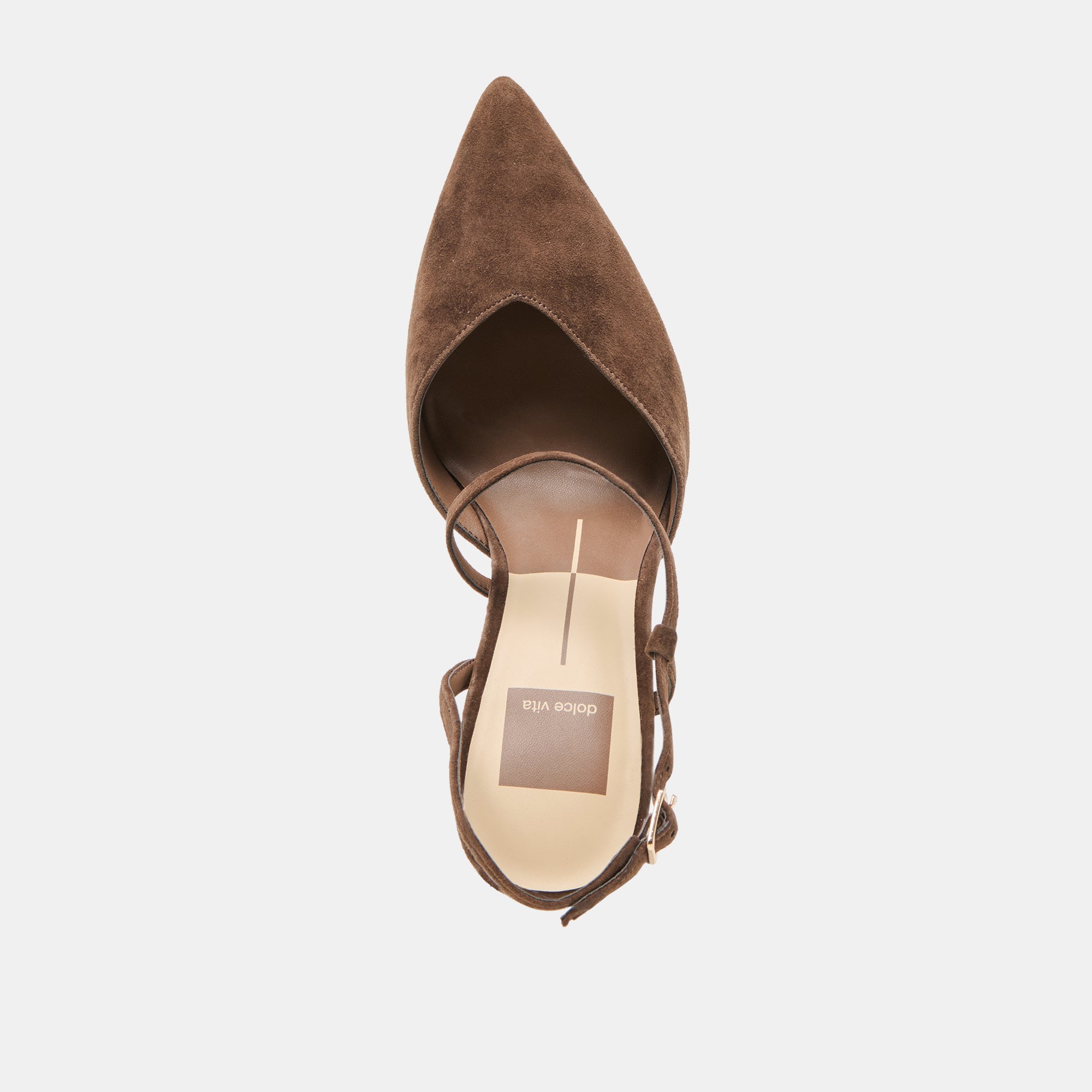 KAMRA HEELS DK BROWN SUEDE