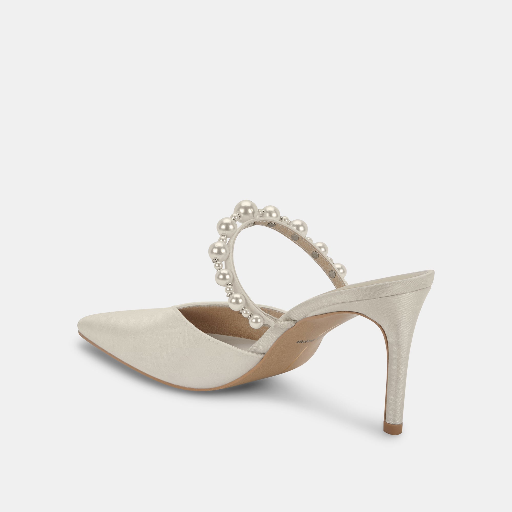 KANIKA PEARL WIDE HEELS VANILLA PEARLS