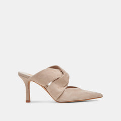 KELSY HEELS TAUPE SUEDE