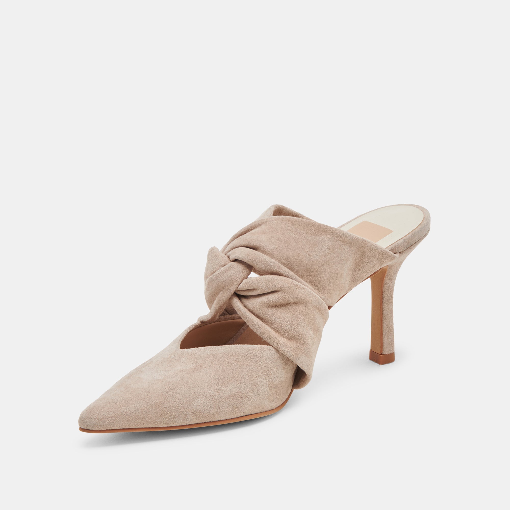 KELSY HEELS TAUPE SUEDE