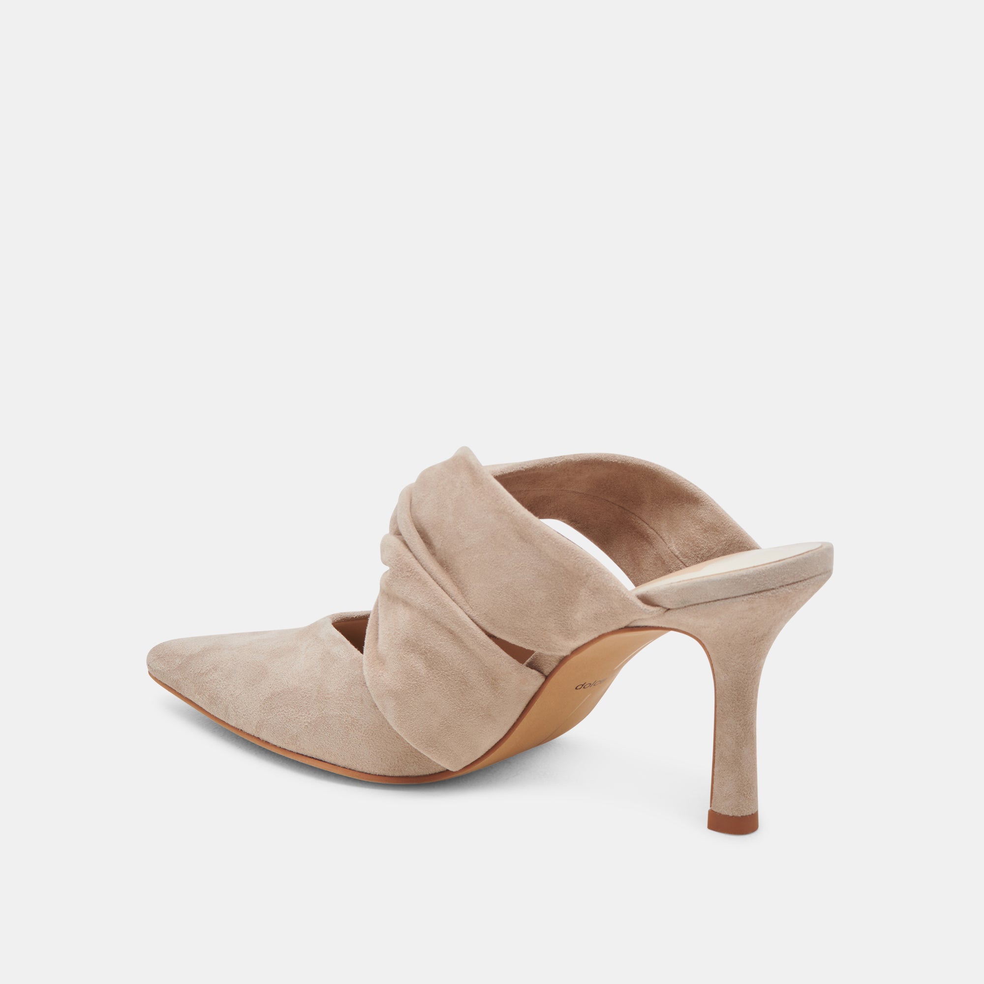 KELSY HEELS TAUPE SUEDE