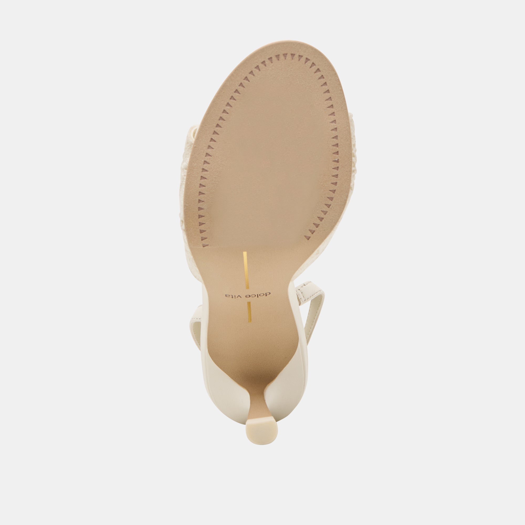 LARRA HEELS WHITE CROCHET