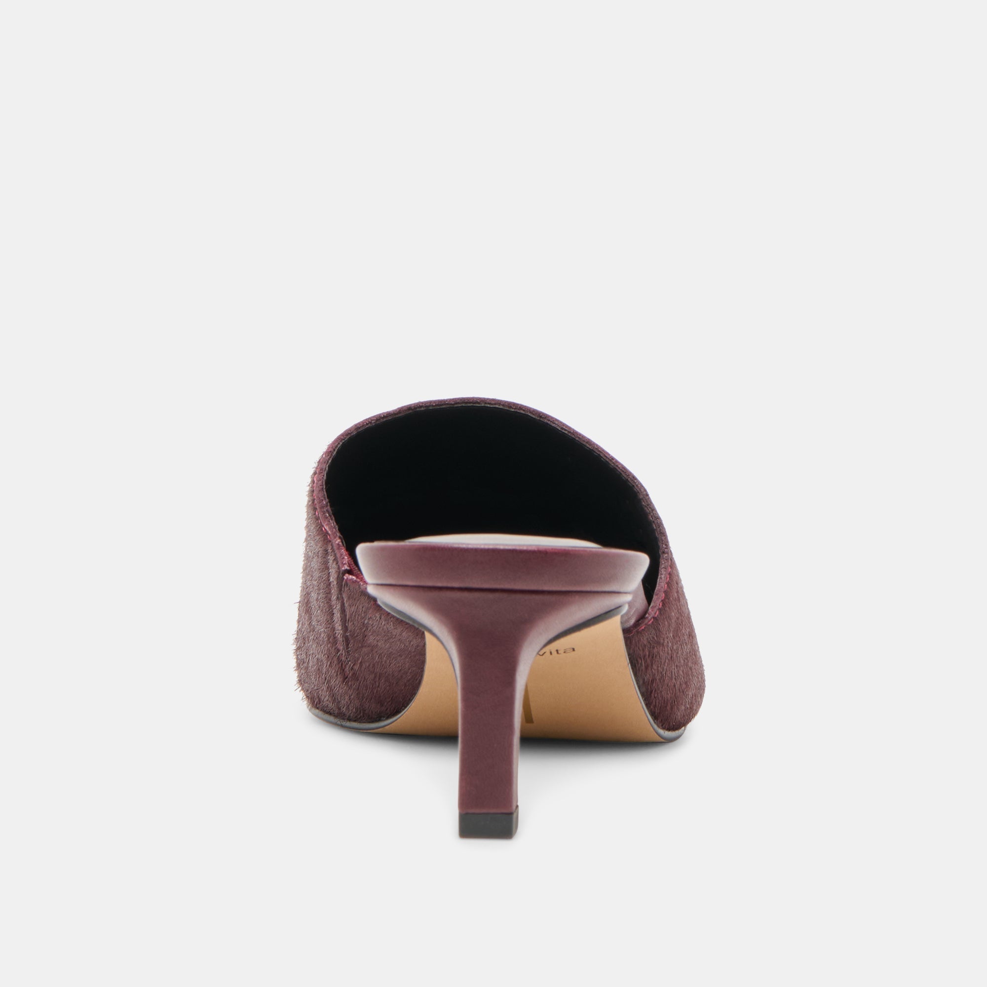 LEXY HEELS BERRY CALF HAIR