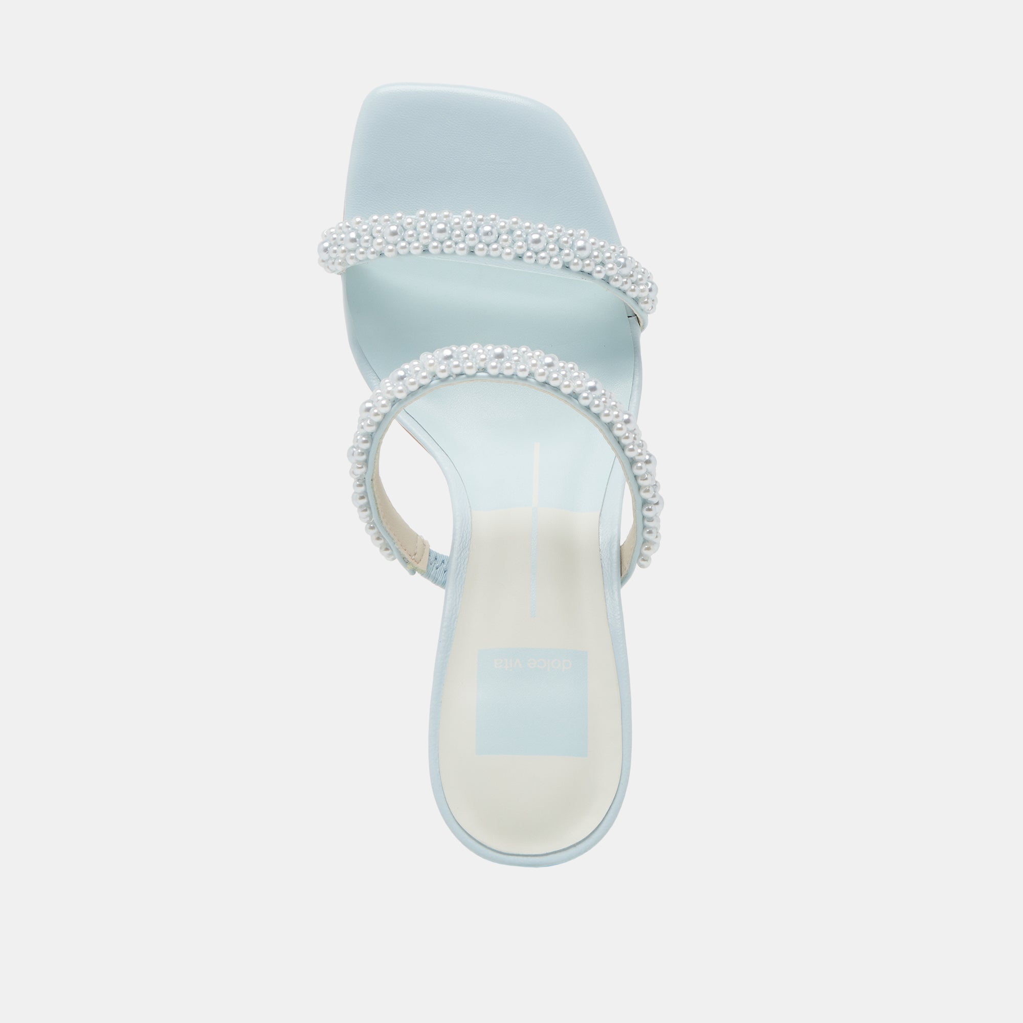 NOLAH PEARL HEELS ICE BLUE STELLA